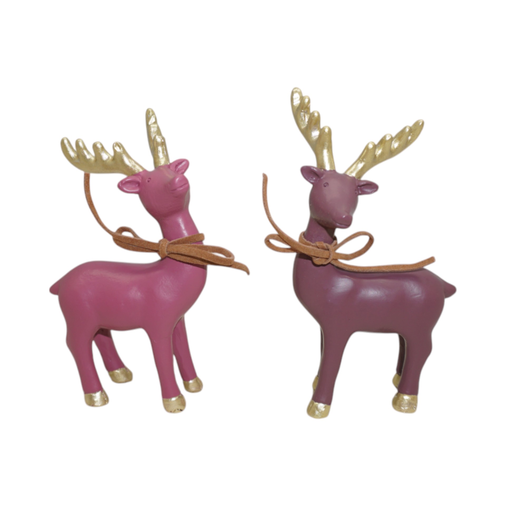 Darstellung von Rentier Poly klein pink/ purple sortiert