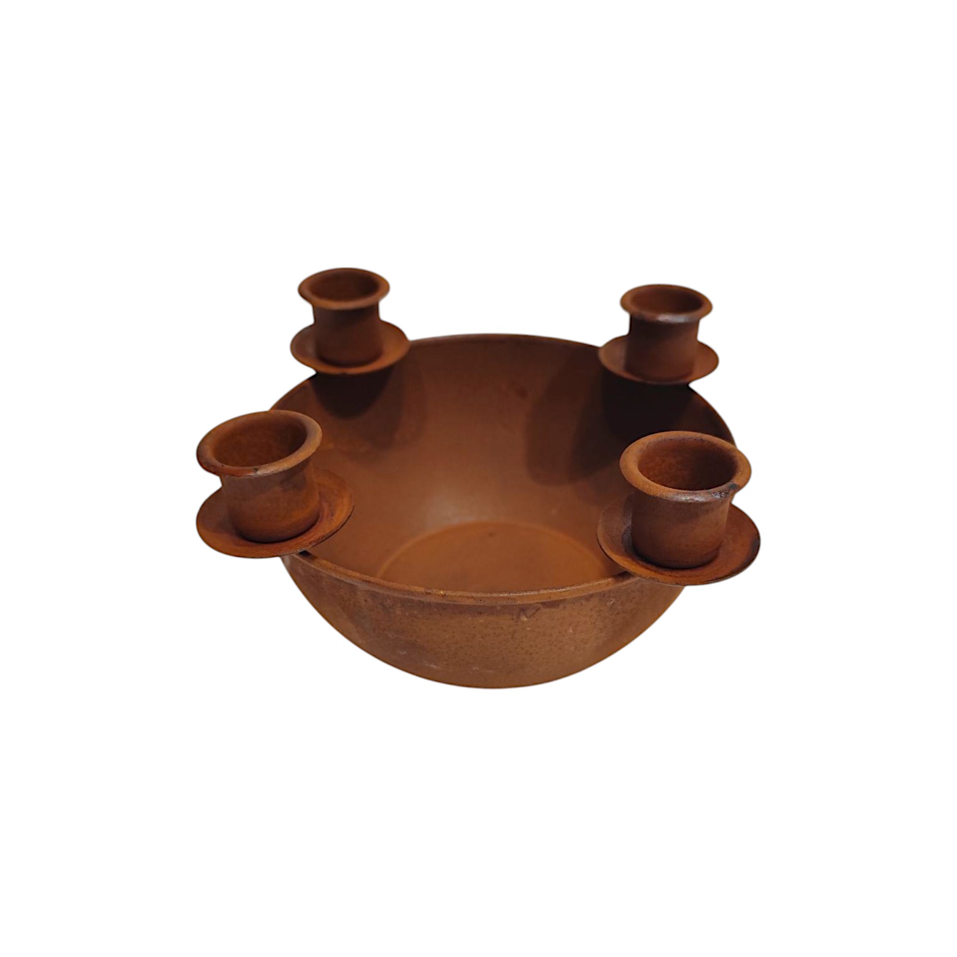 Darstellung von Kerzenh. 4 Kerzen a. Schale z. Stellen