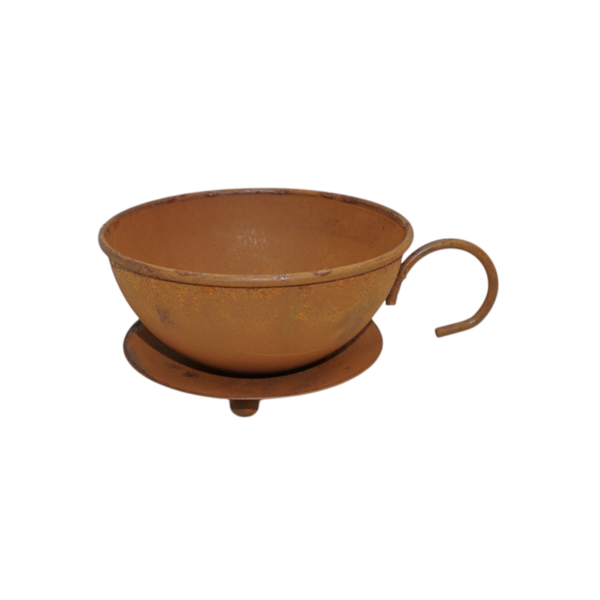 Darstellung von Tasse a. Fuss rost klein