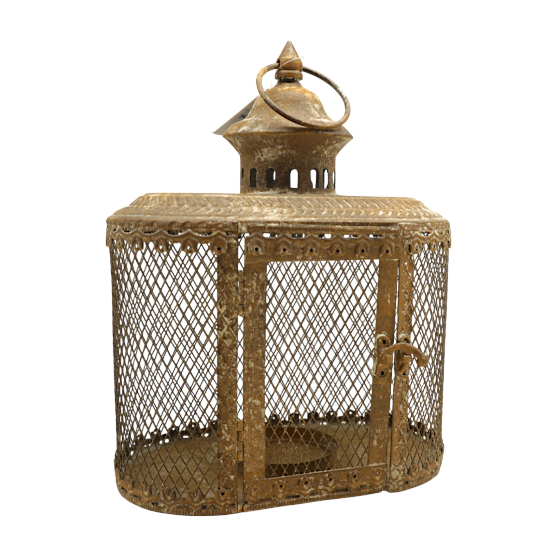 Darstellung von Laterne oval senf