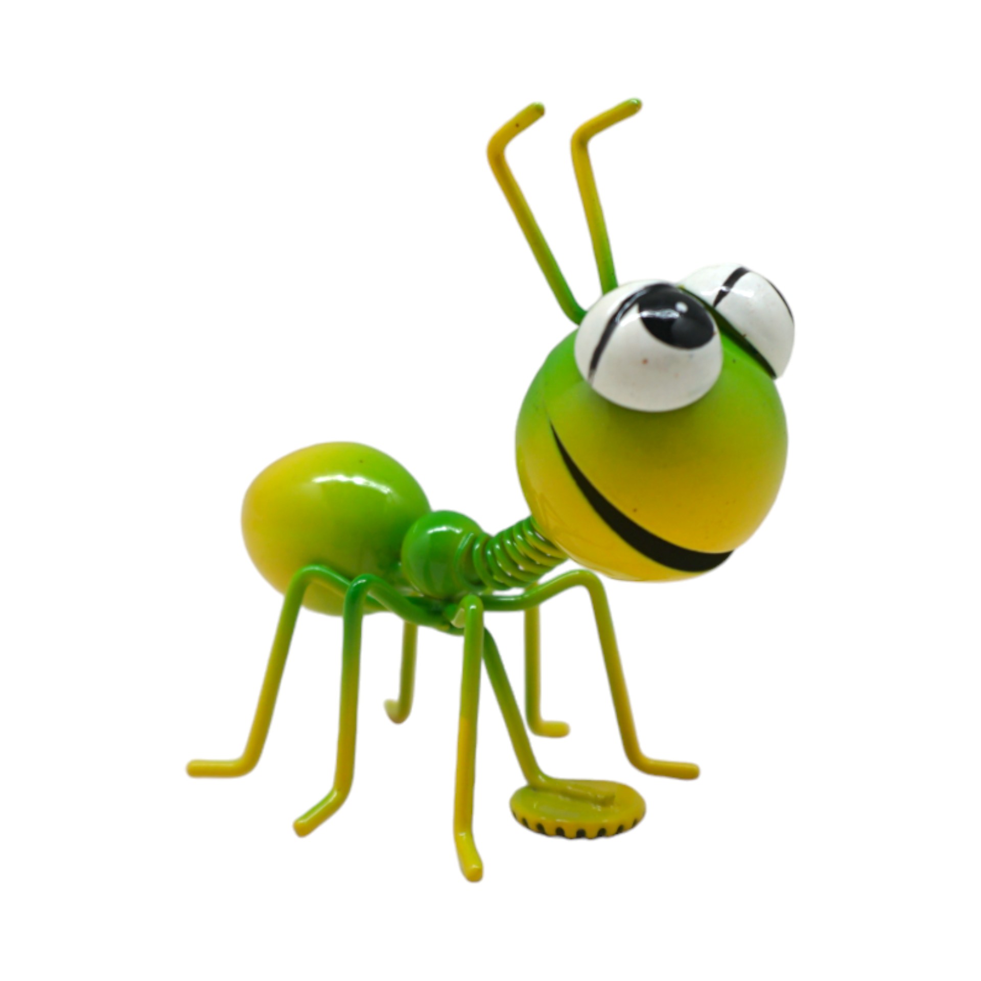 Darstellung von Ameise gelb/ grün mit Magnet