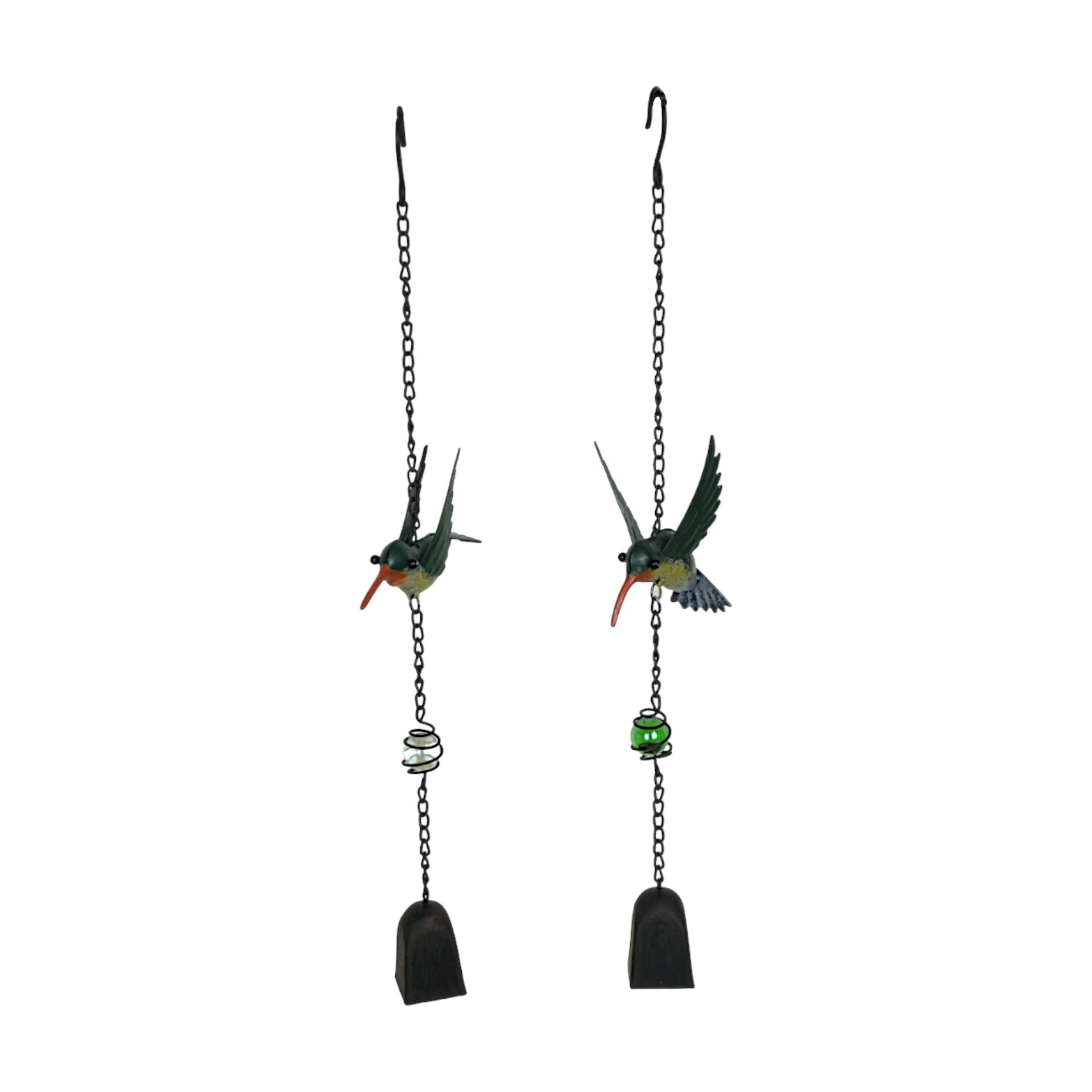 Darstellung von Windspiel sort.Vogel m. Glocke Kolibri