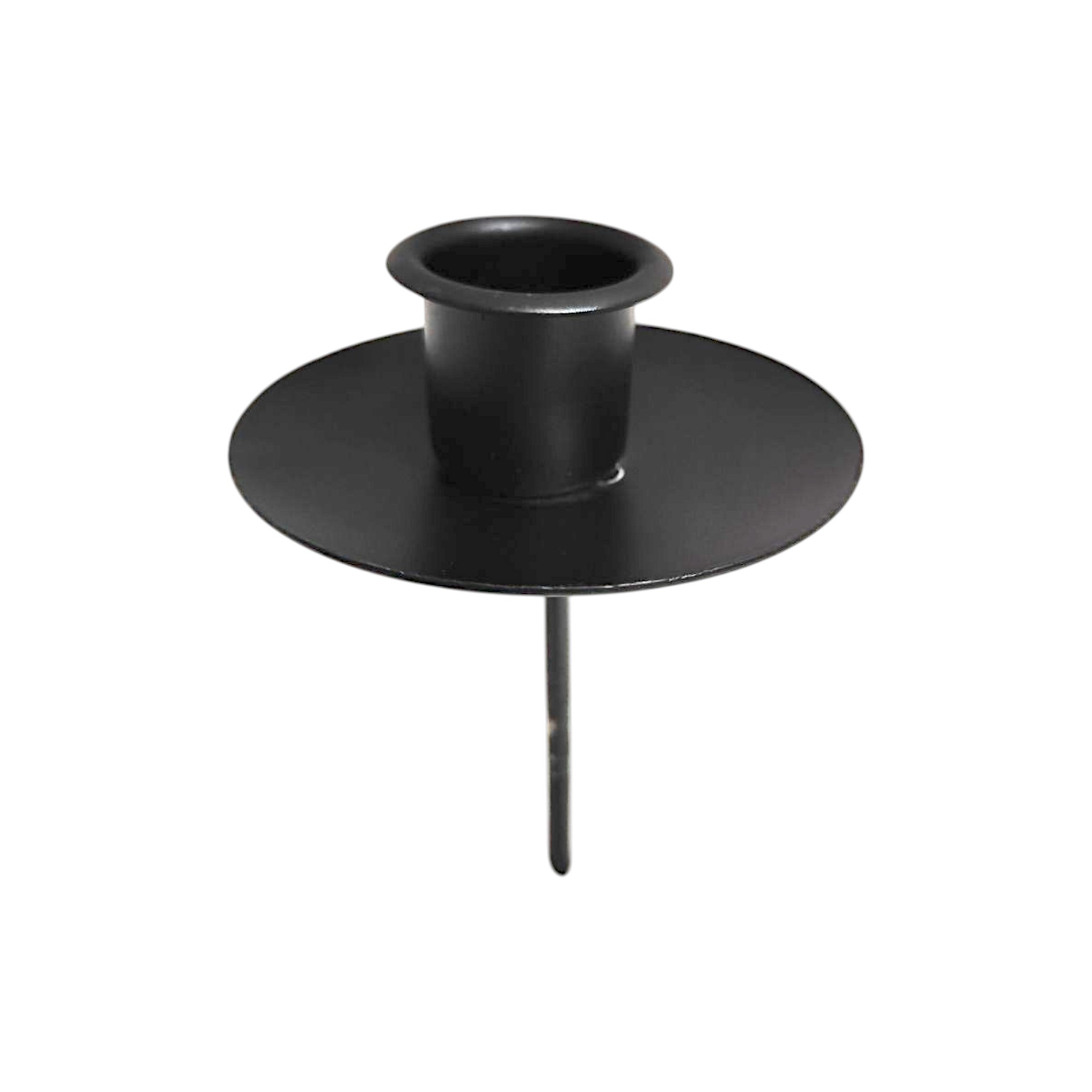 Darstellung von Kerzenh. Pin schwarz matt einfach