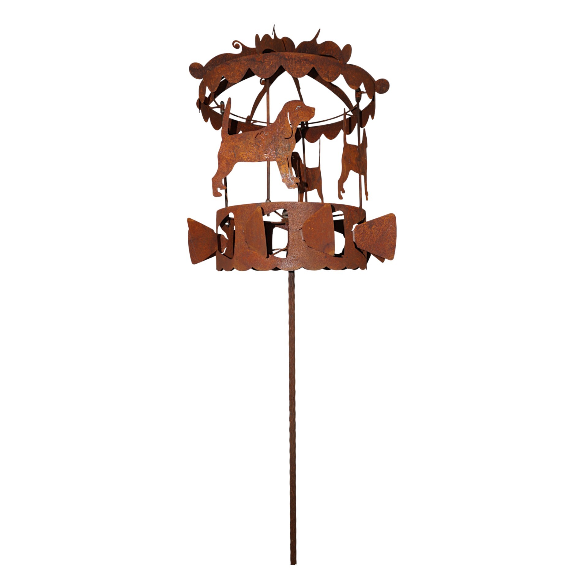 Darstellung von Karussellspinner Hunde