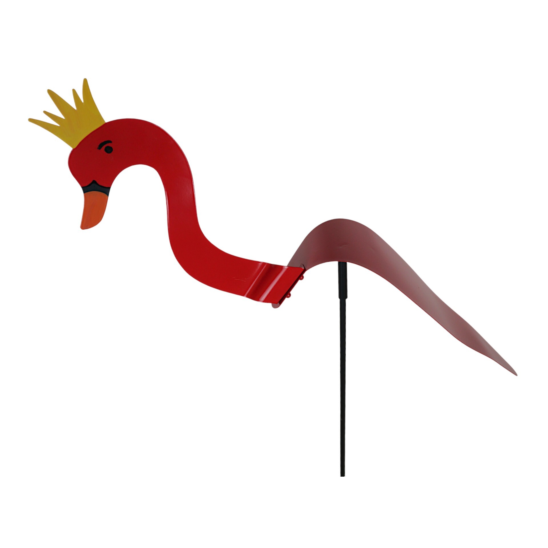 Darstellung von Wippgans mit Krone rot