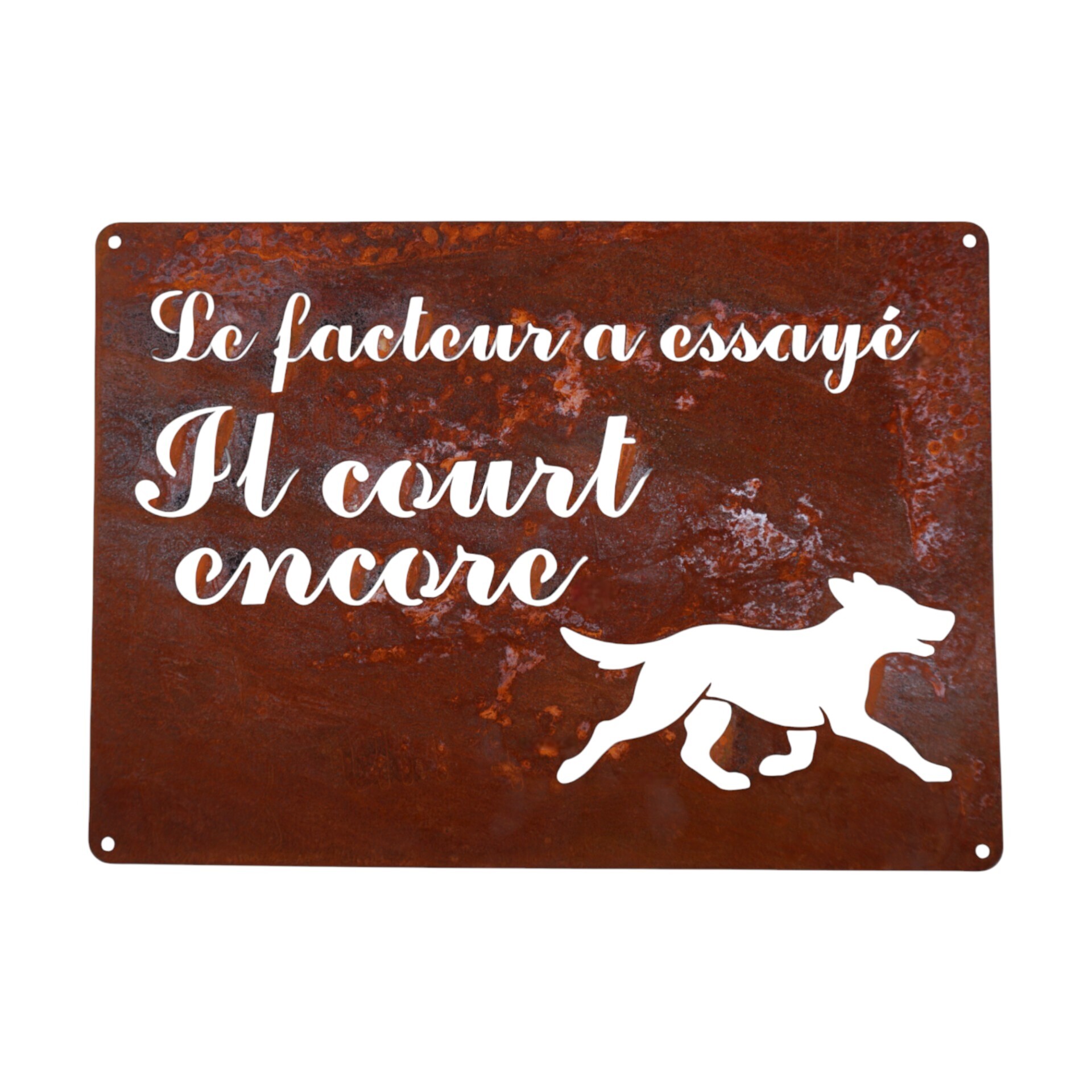 Darstellung von Tafel Il facleur a essaye, Il court encore