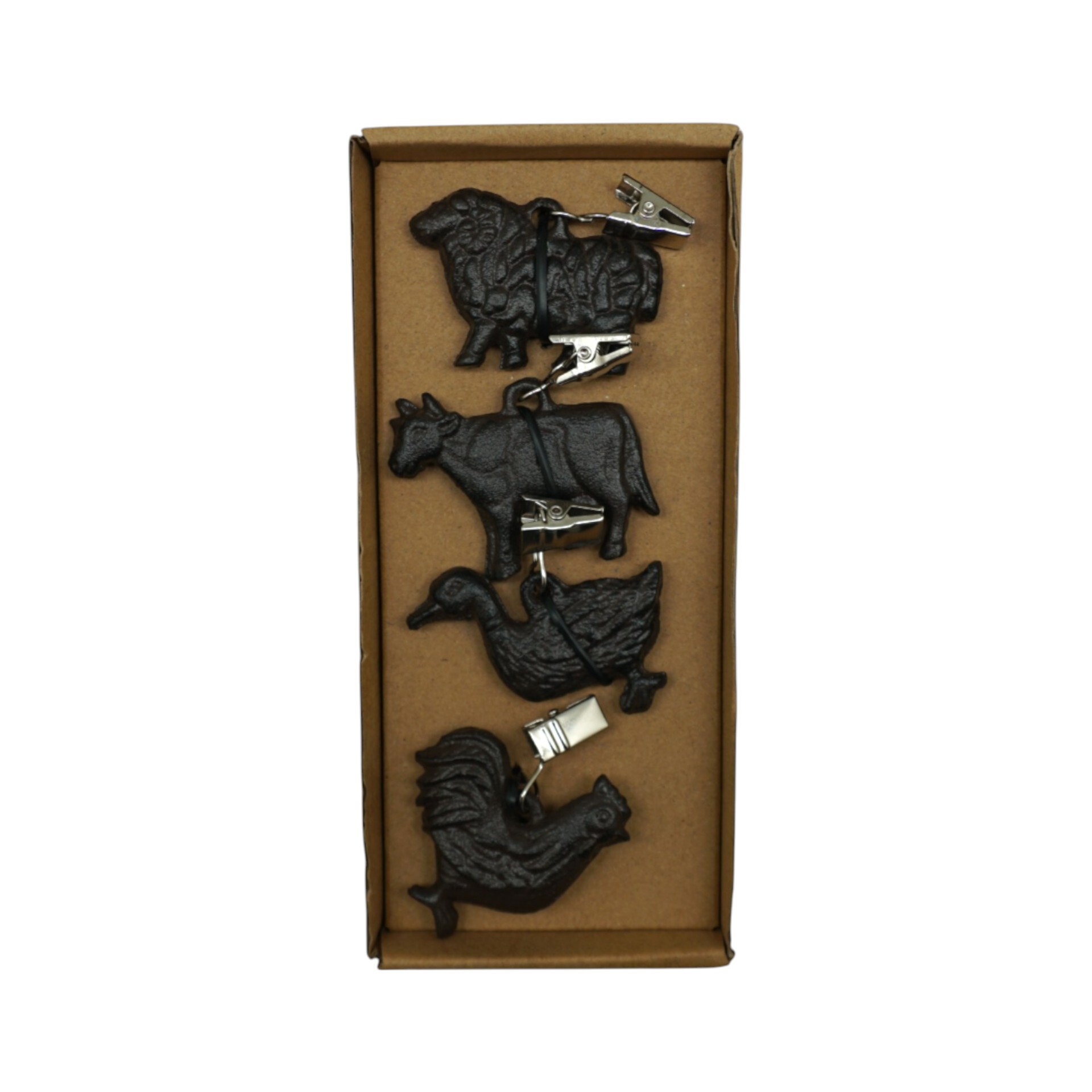 Darstellung von Tischgewichte Tier 4-tlg. in Box