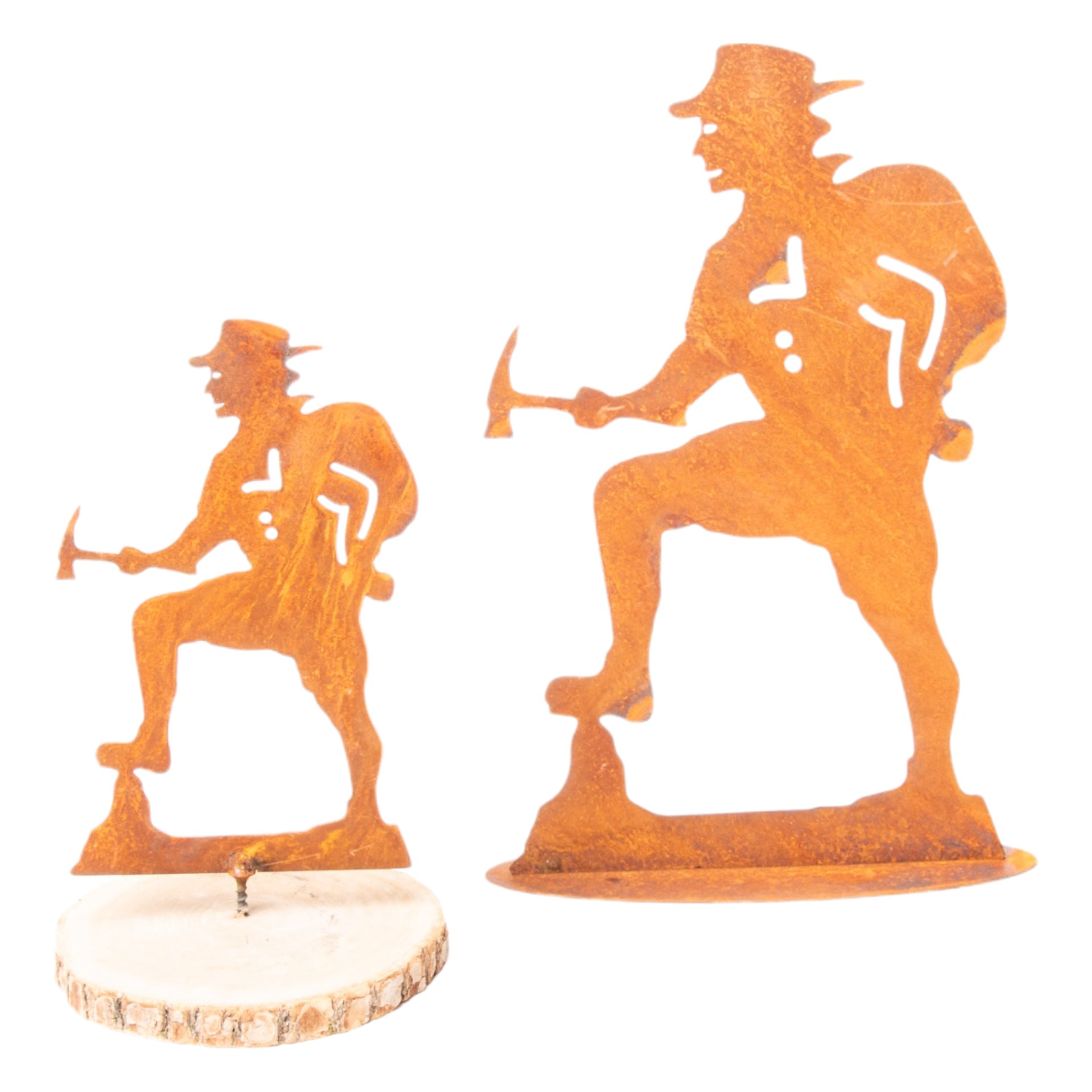 Darstellung von Bergsteiger auf Platte, 15,6x20 cm