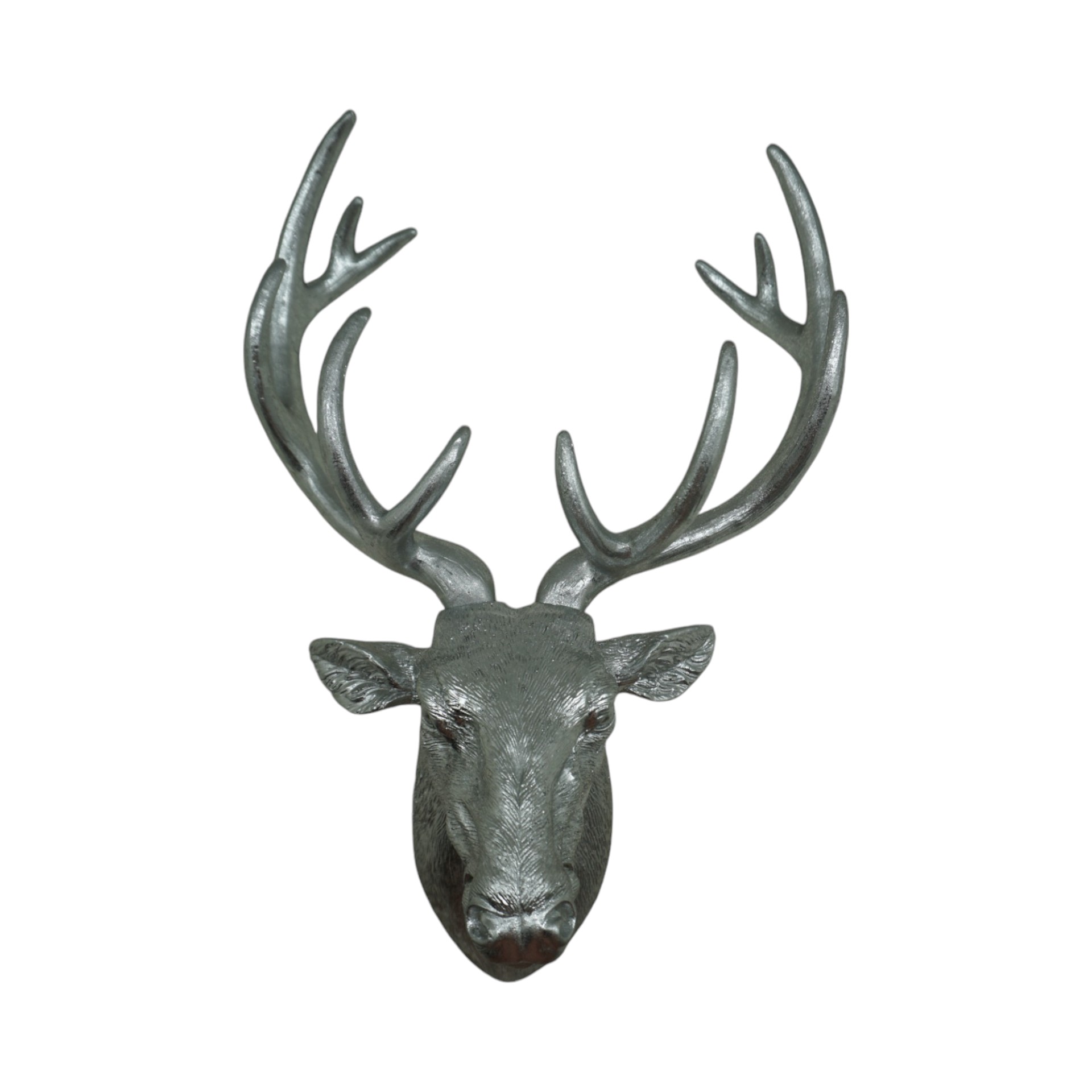 Darstellung von RP Hirschkopf gross zum Hängen SILBER