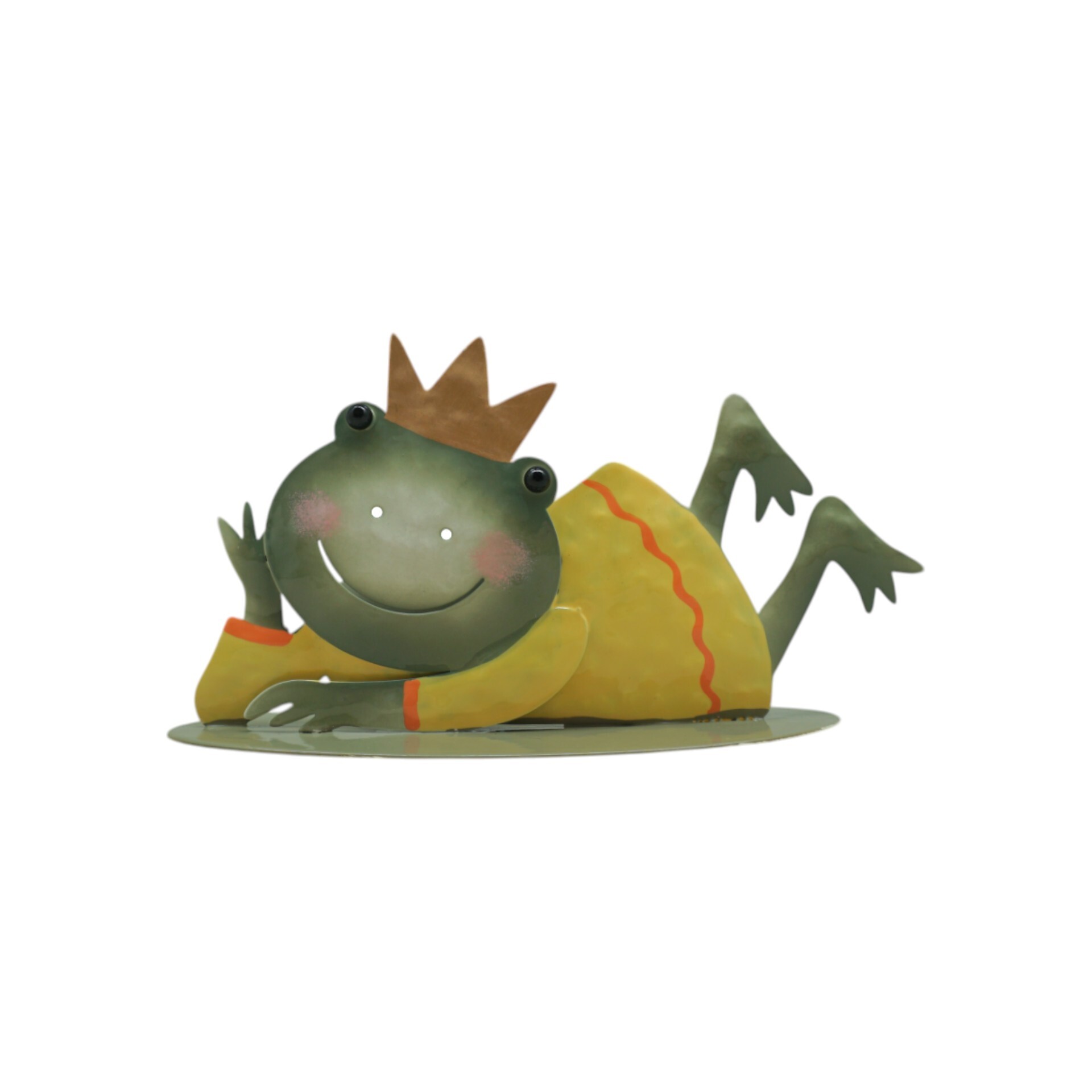 Darstellung von Froschkönig liegend m. Platte klein