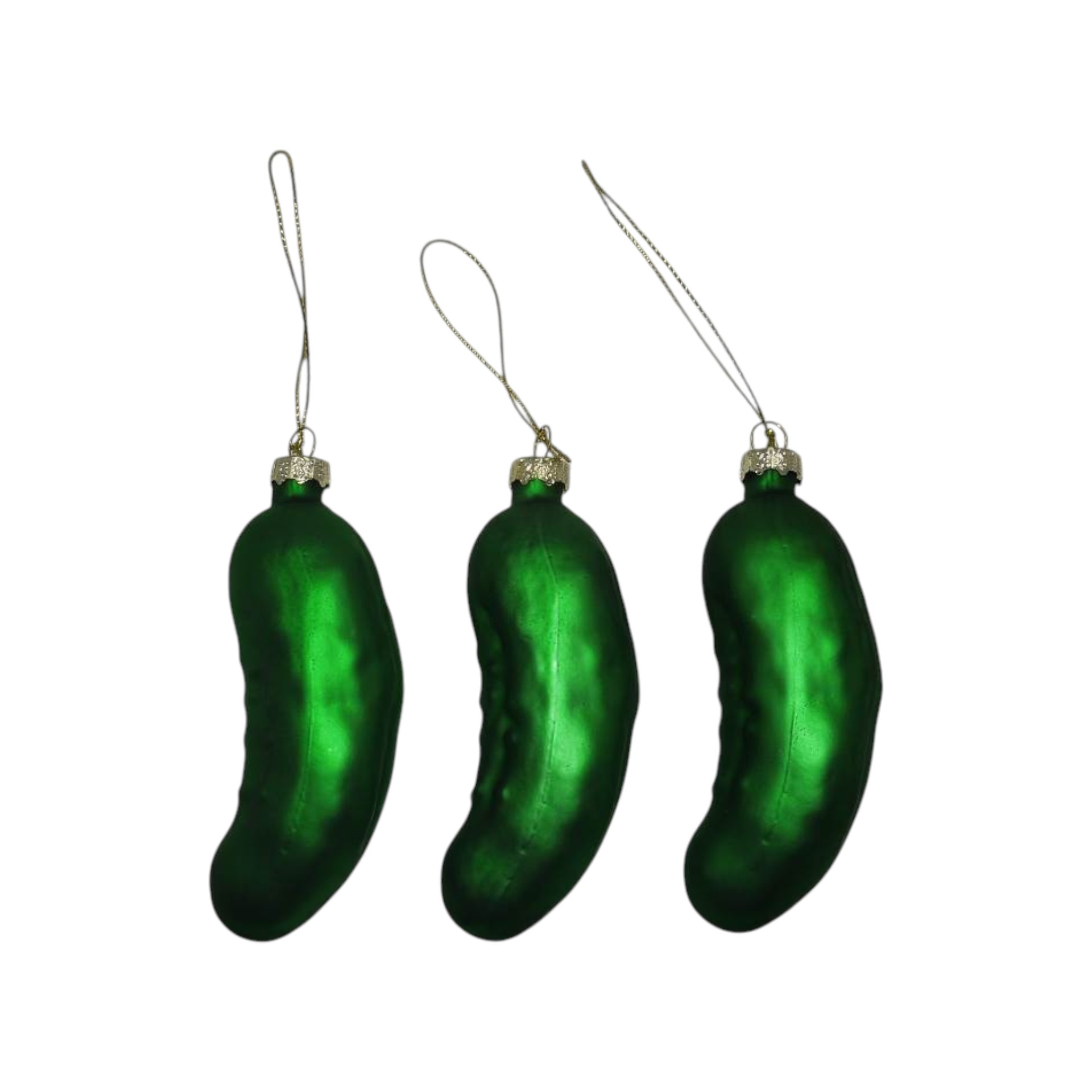 Darstellung von Glasgurken grün 3-tlg. in Box