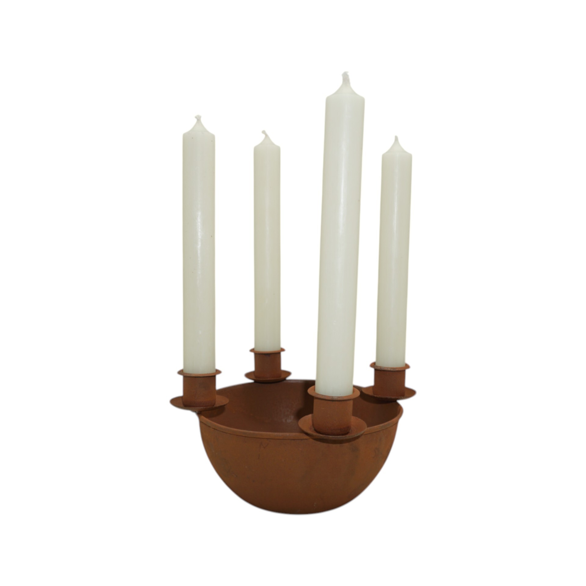 Darstellung von Kerzenh. 4 Kerzen a. Schale z. Stellen