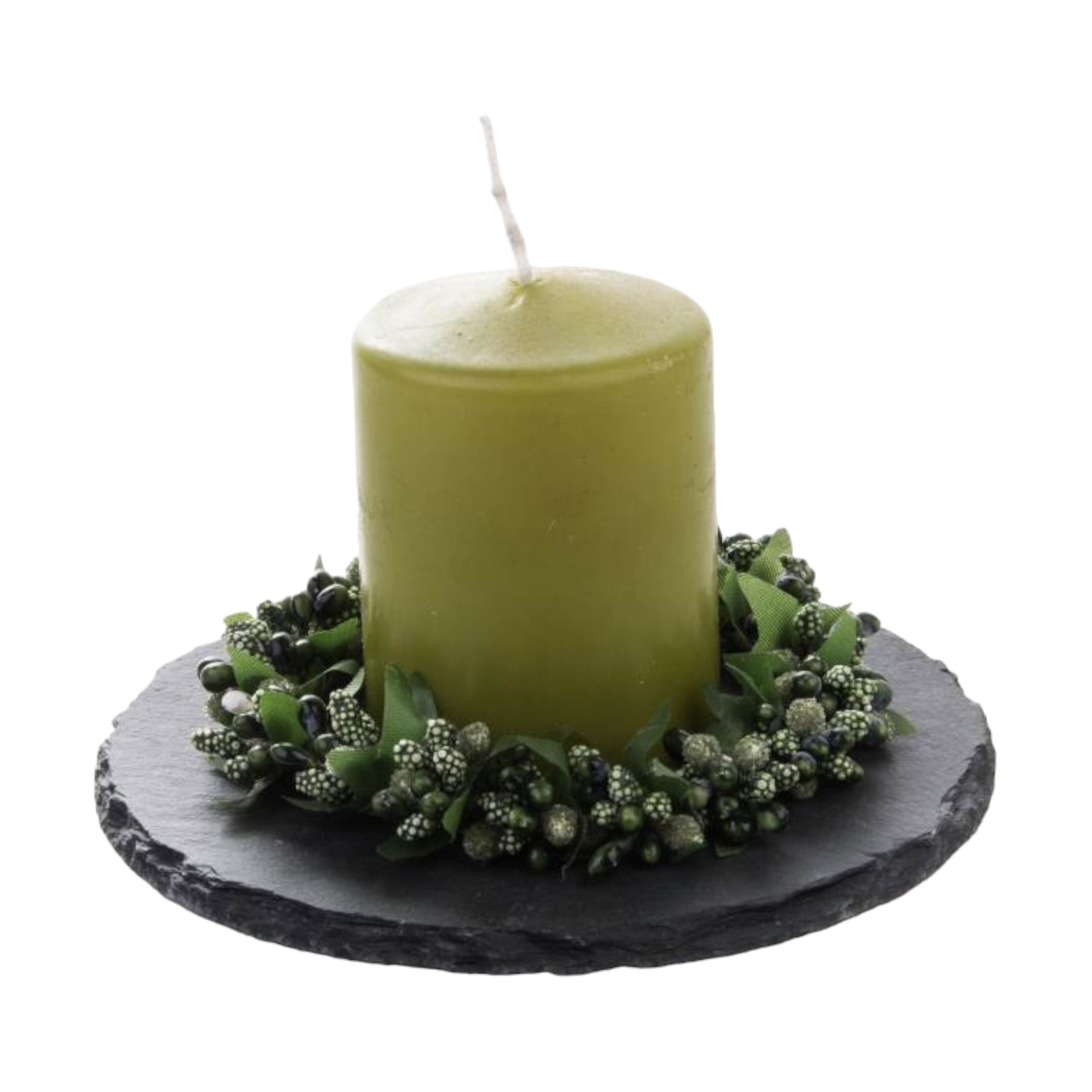 Darstellung von Schiefertafeln klein rund, 4-tlg.