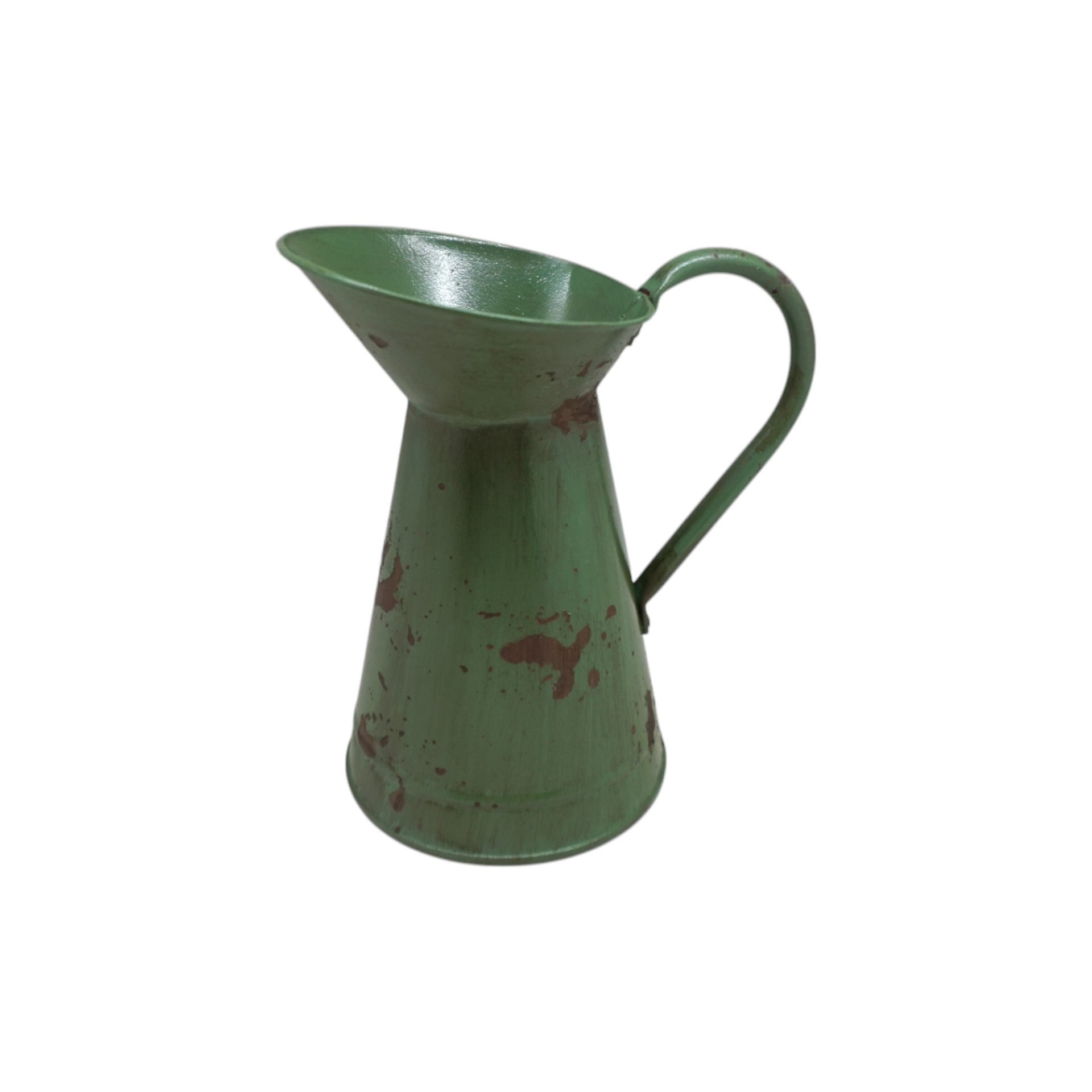 Darstellung von Kanne 1,1L verzinkt antikgrün klein