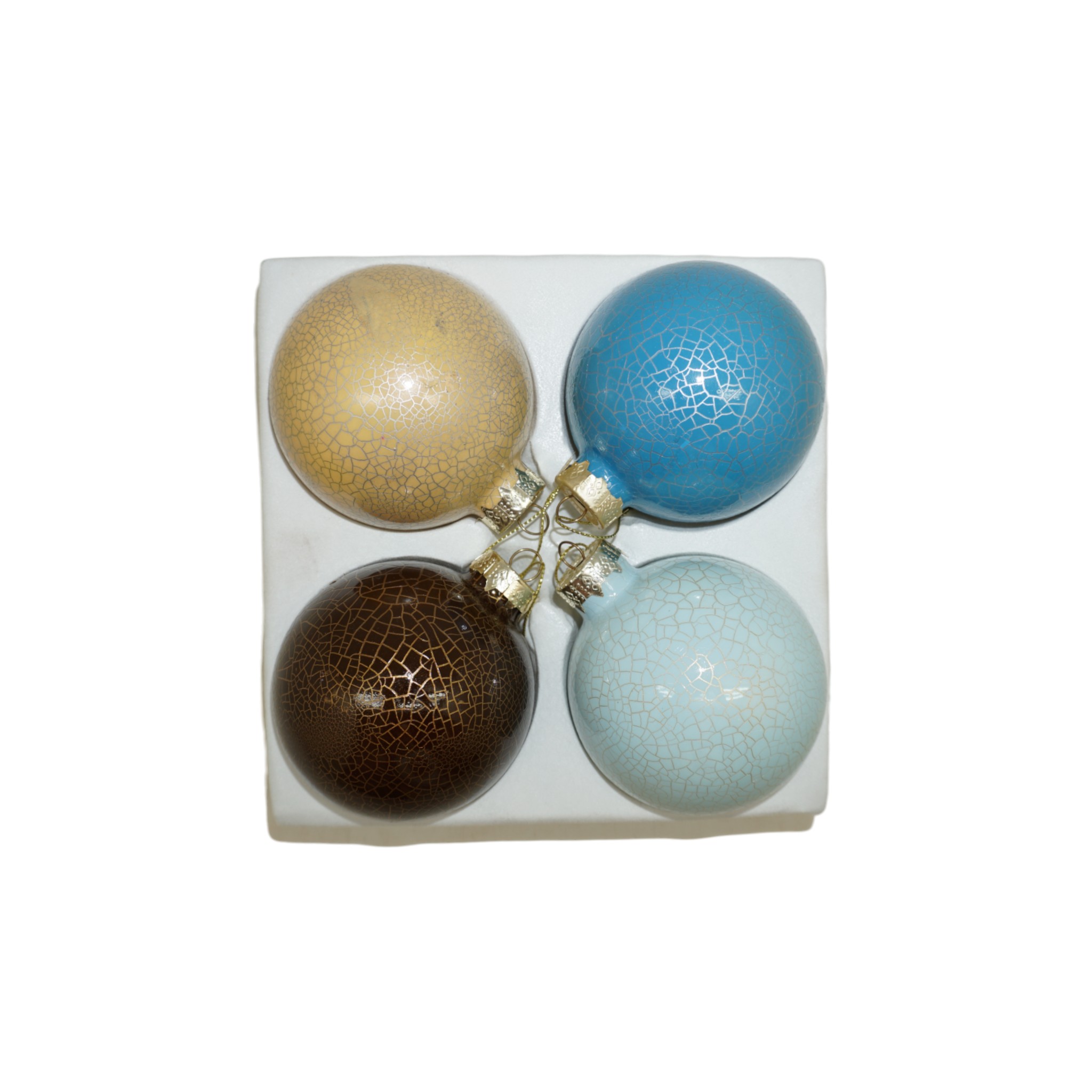 Darstellung von RP Weihnachtskugeln gross 4-färbig sorti