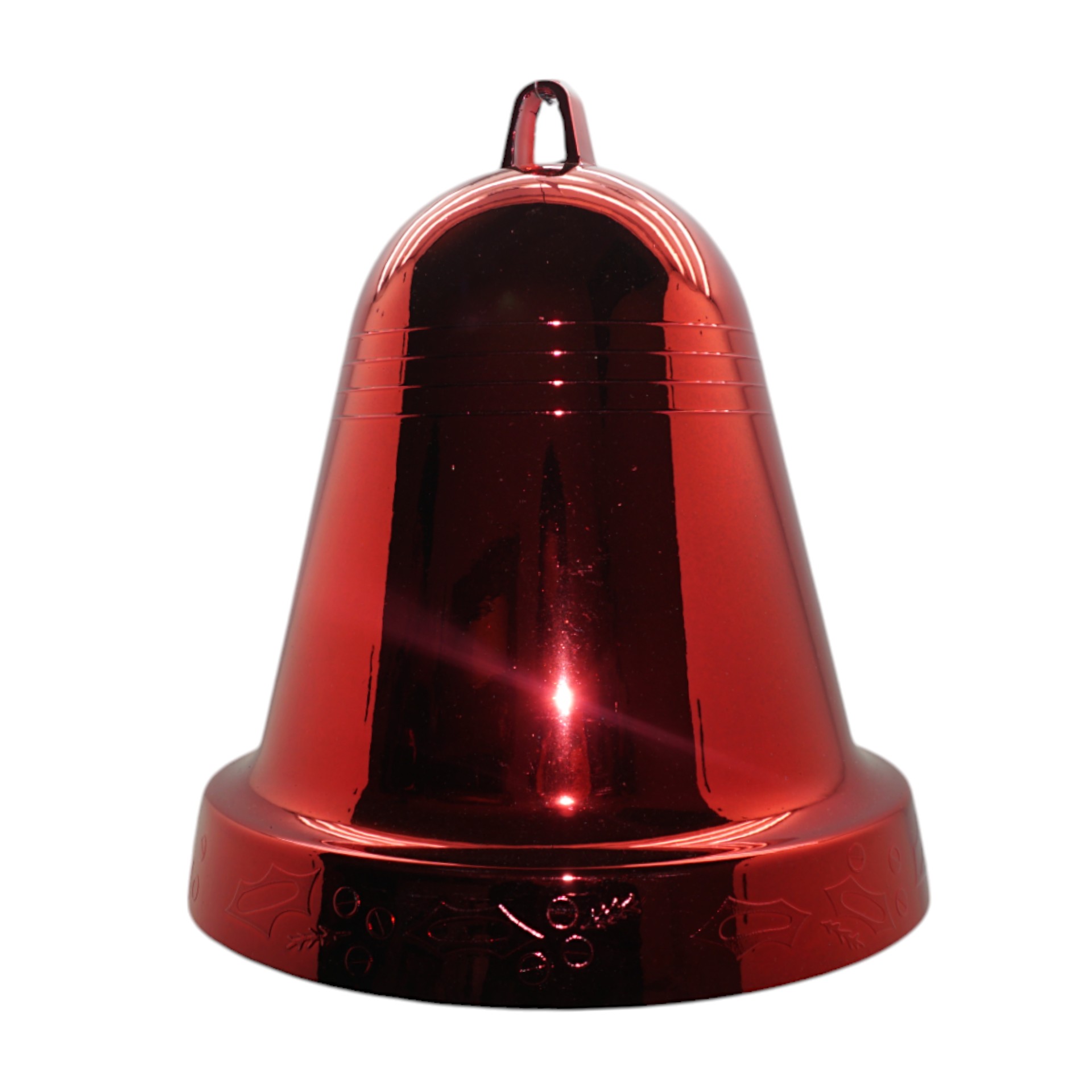 Darstellung von Plastikglocke ROT  zum Hängen