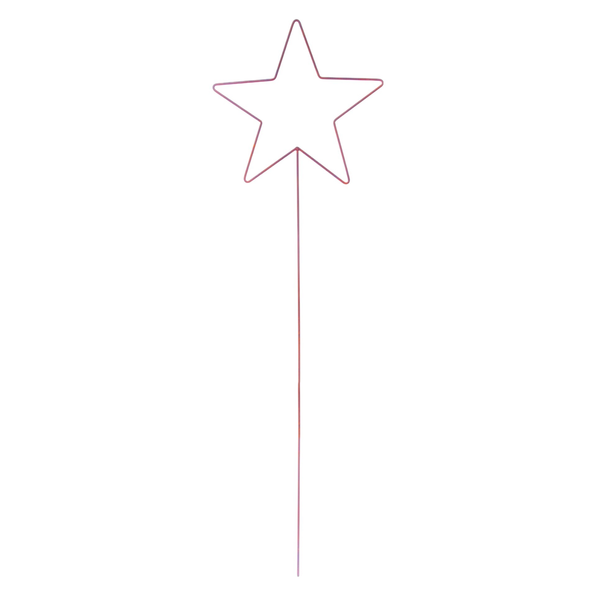 Darstellung von Drahtstern zum Stecken gross