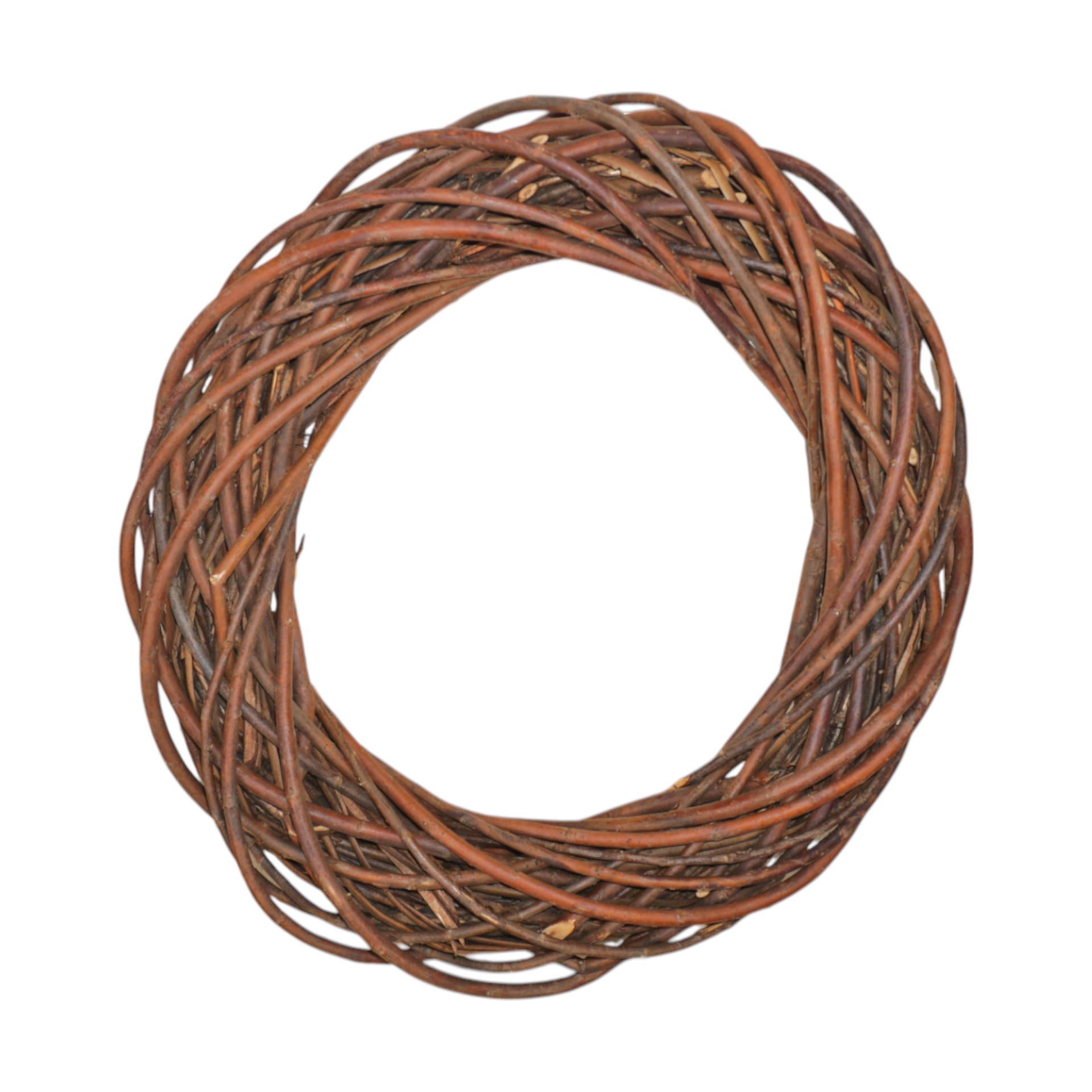 Darstellung von Naturkranz gross braun grob