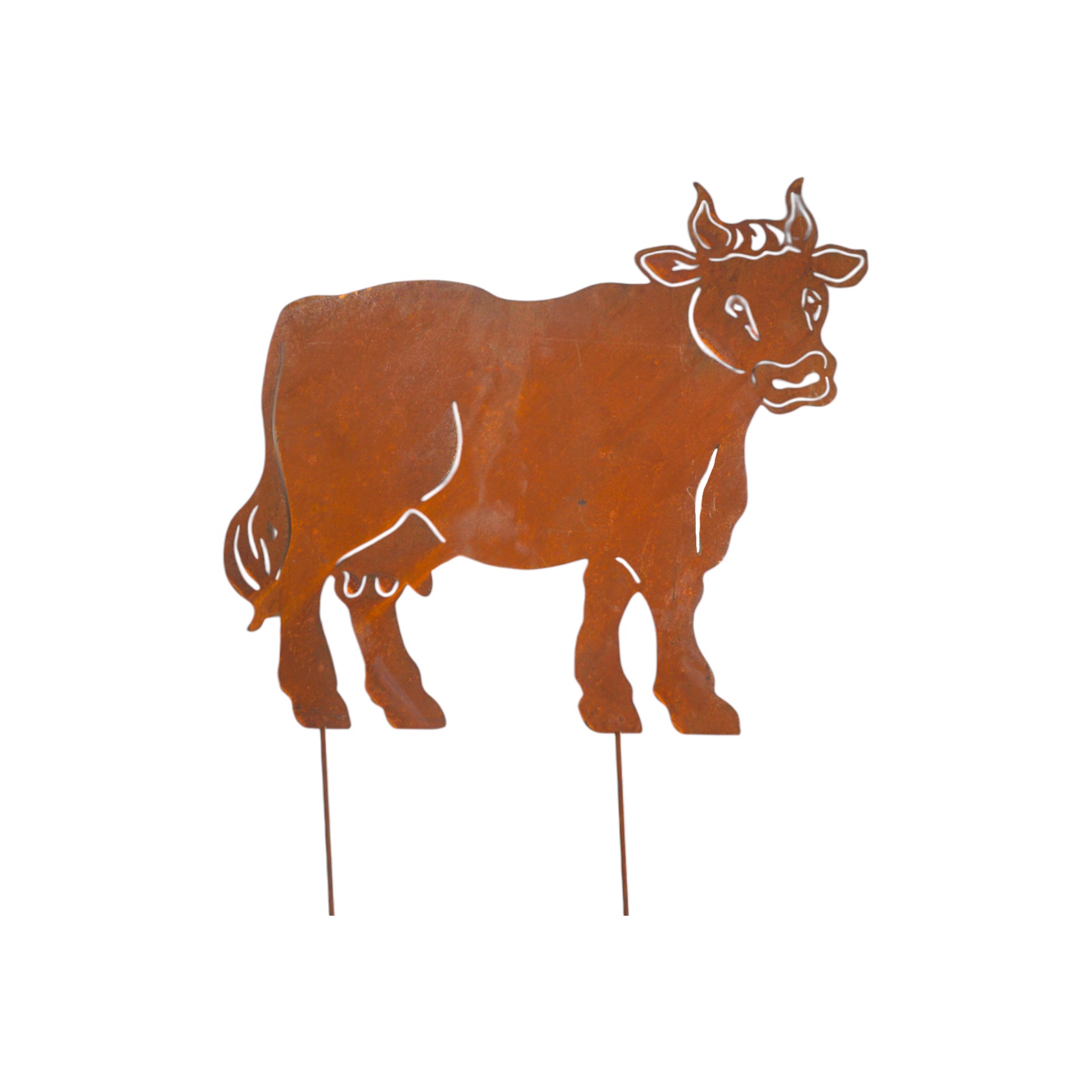 Darstellung von Stier zum Stecken gross 2 Stäbe