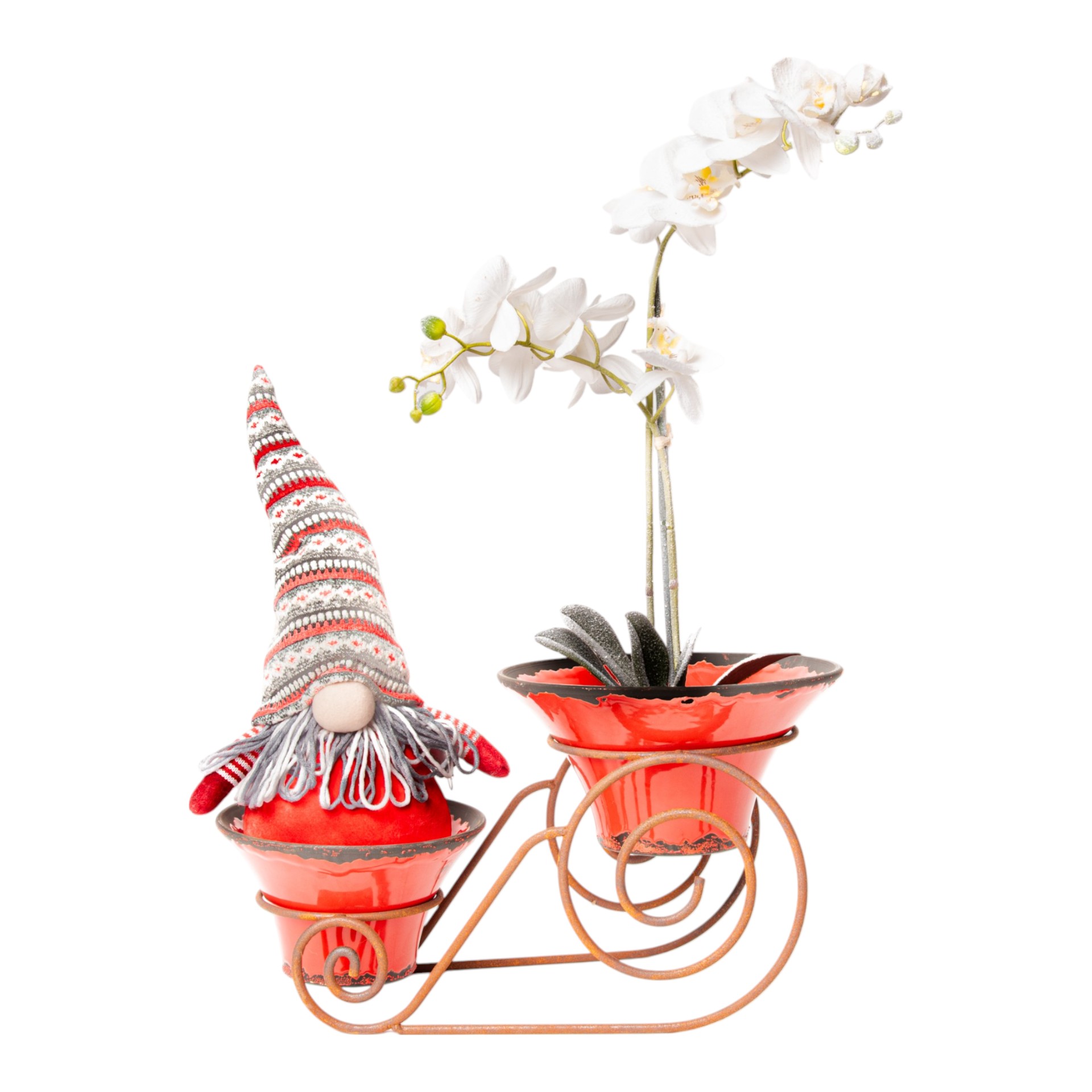 Darstellung von Drahtschlitten für Schale 21/ 27, Topf 14