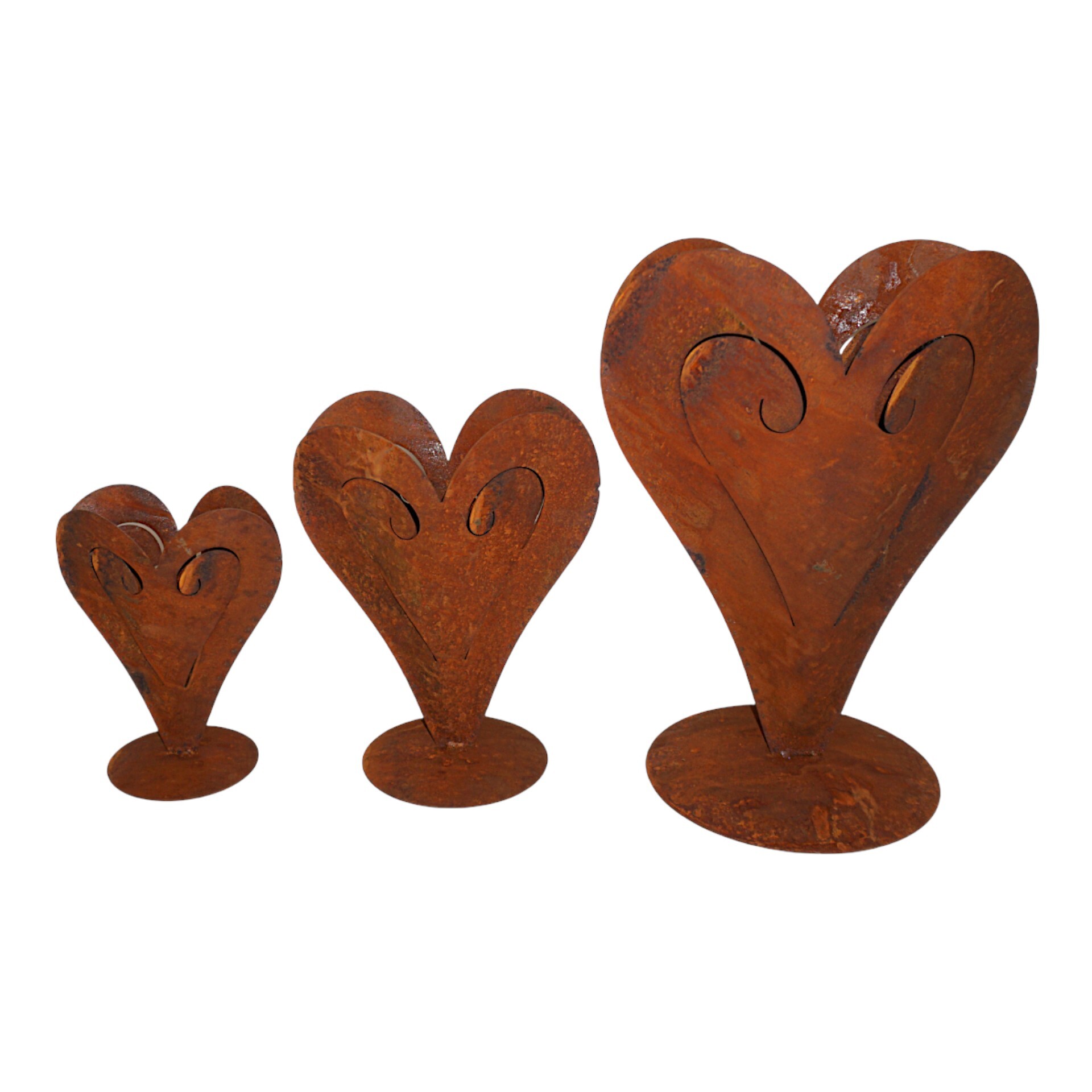 Darstellung von Pflanzherz offen Schnecke mittel