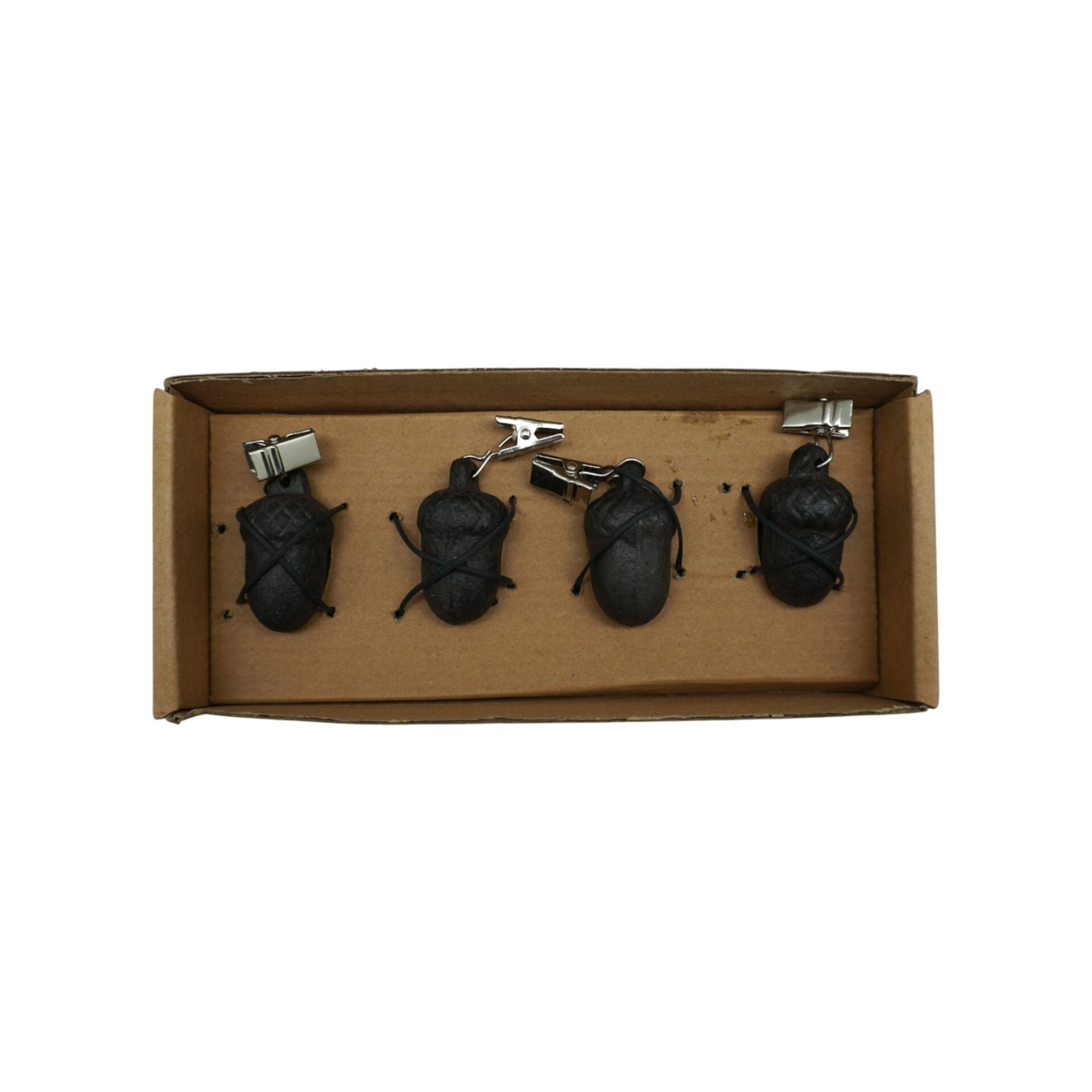 Darstellung von Tischgewichte EICHEL 4-tlg. in Box