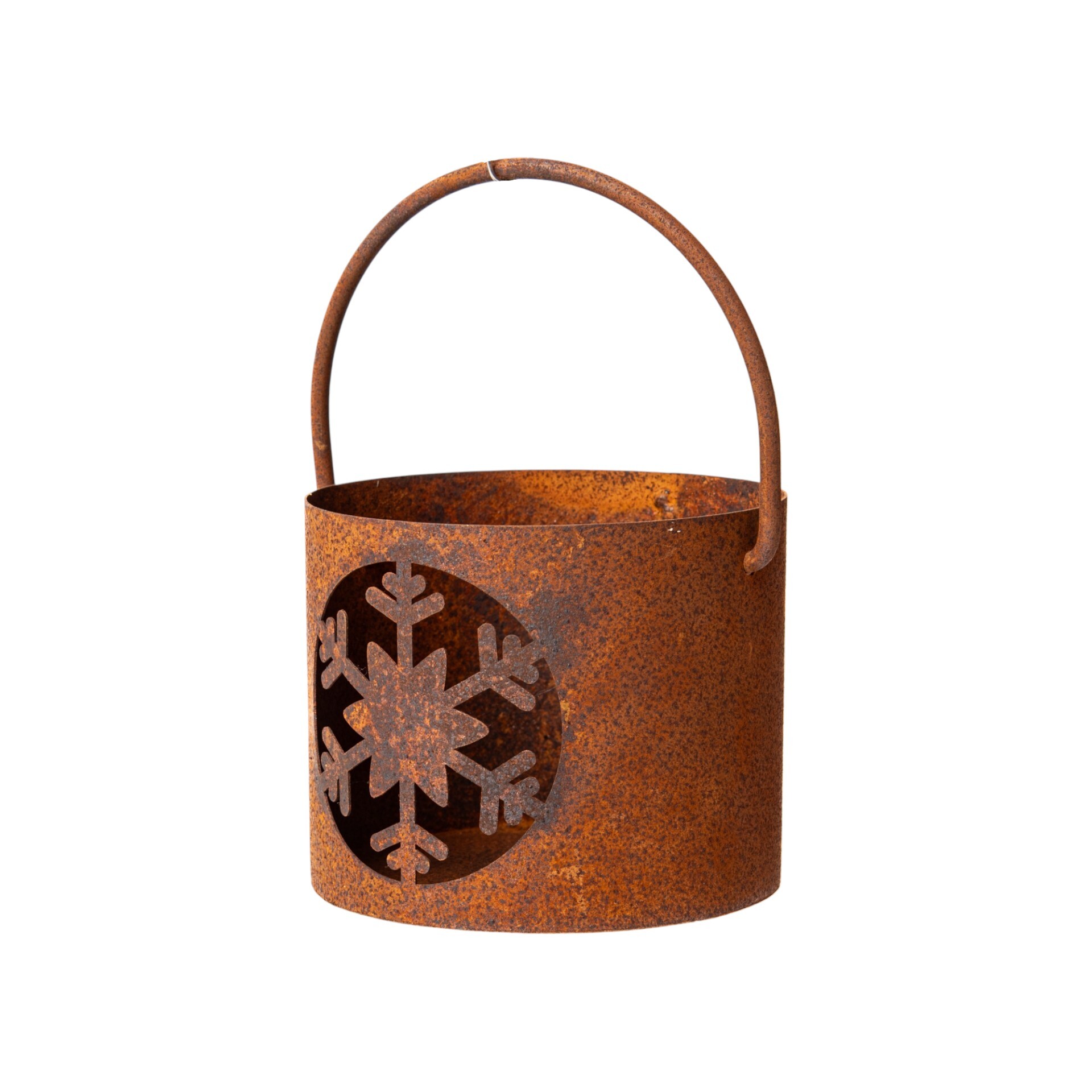 Darstellung von Windlicht mini Flocke, 9x7,5/15 cm