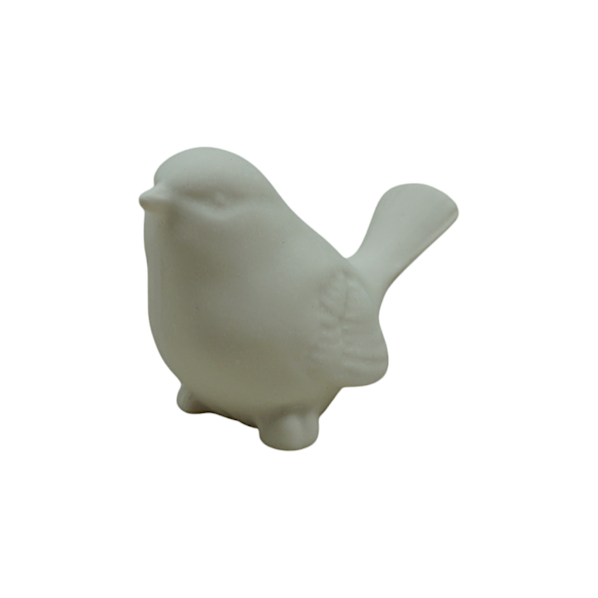 Darstellung von RP Minivogel weiss sortiert 7x3,5x5 cm