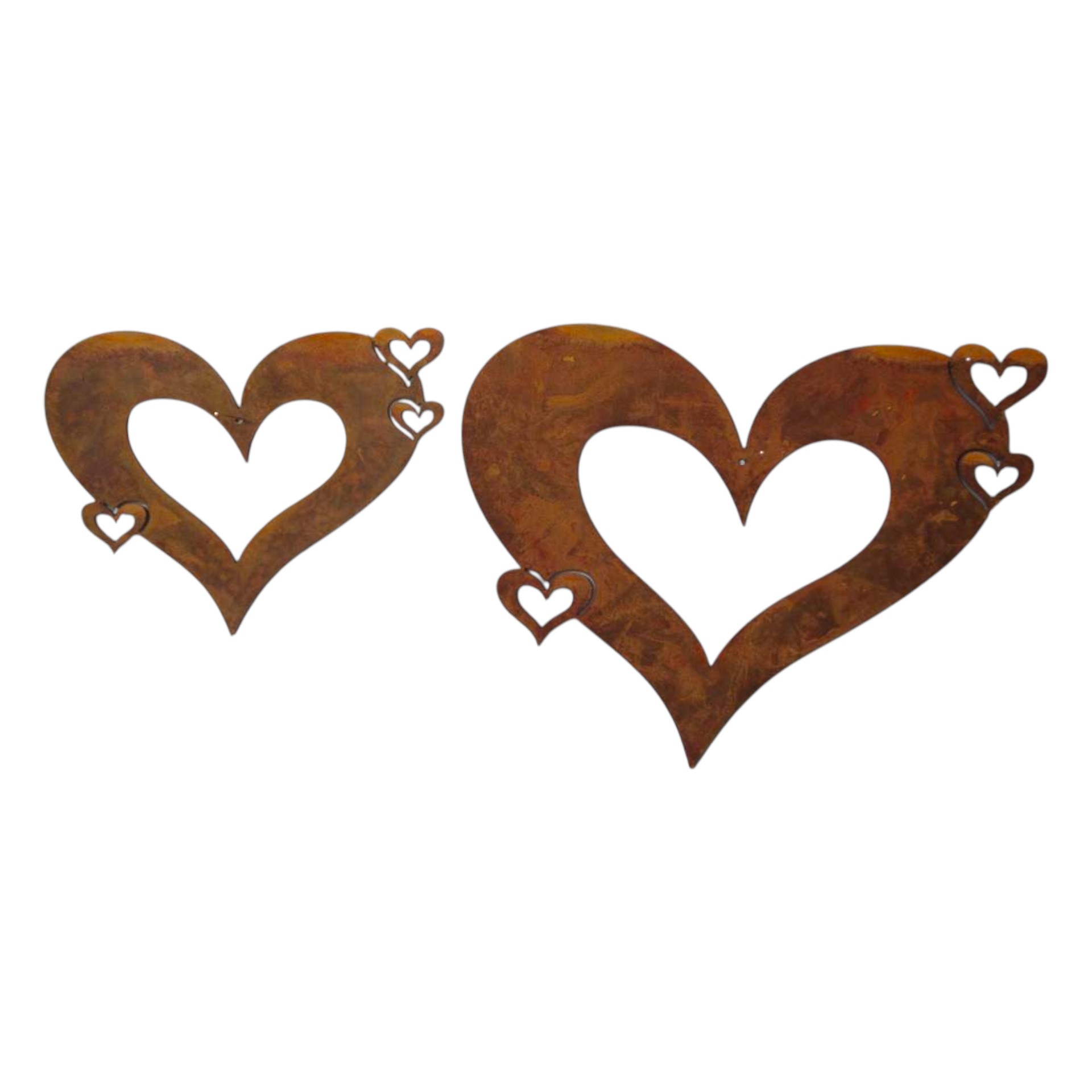 Darstellung von Herzhänger mit 3 Miniherzen gross