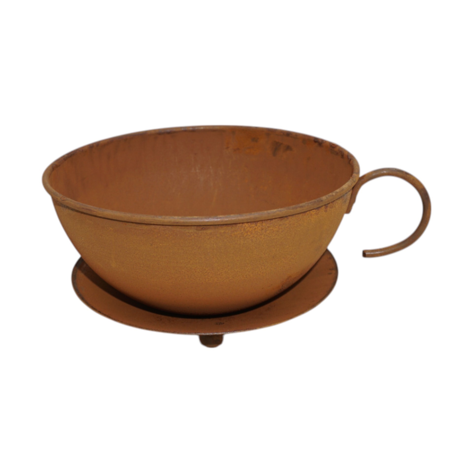 Darstellung von Tasse a. Fuss rost gross