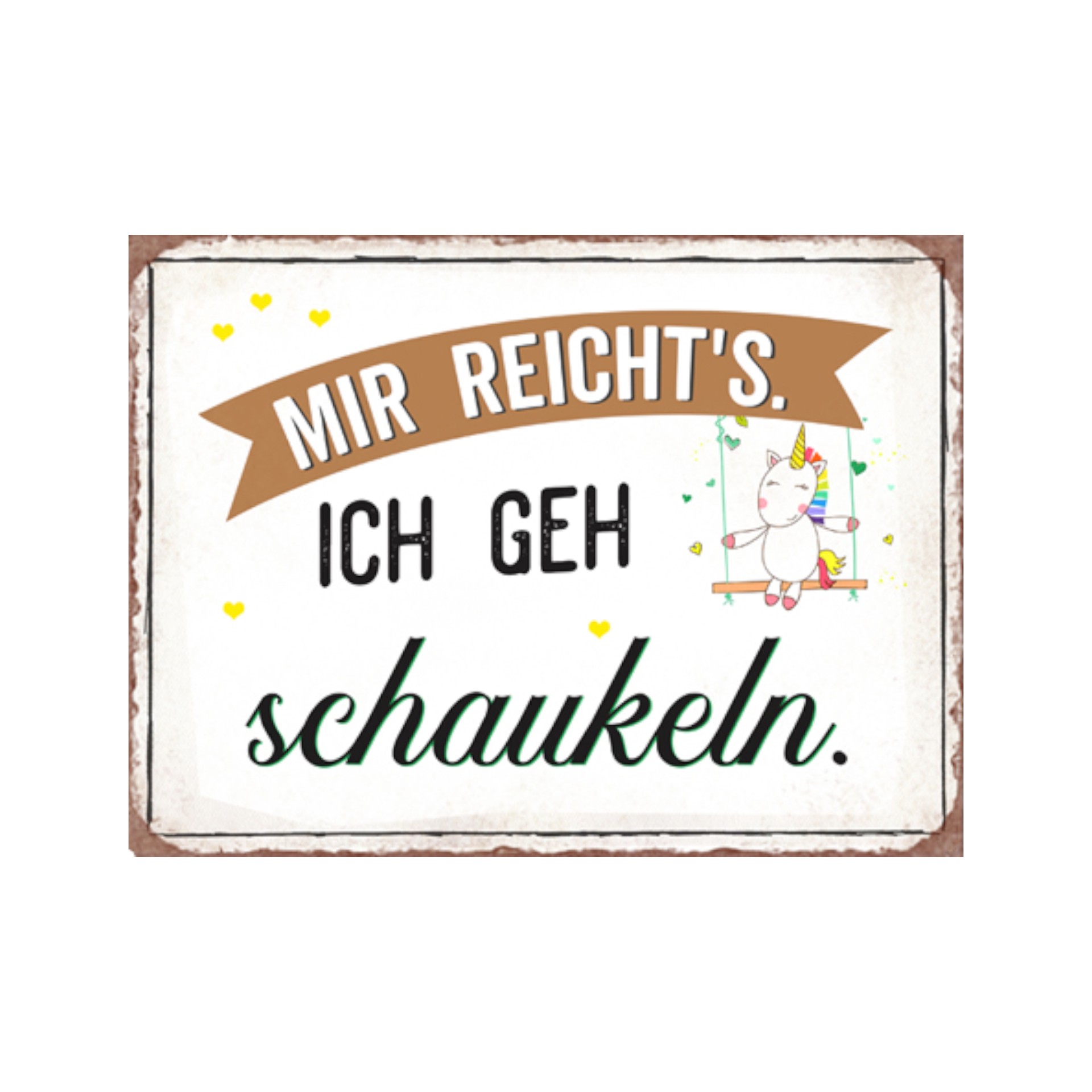 Darstellung von RP Schild mir reicht`s ich geh