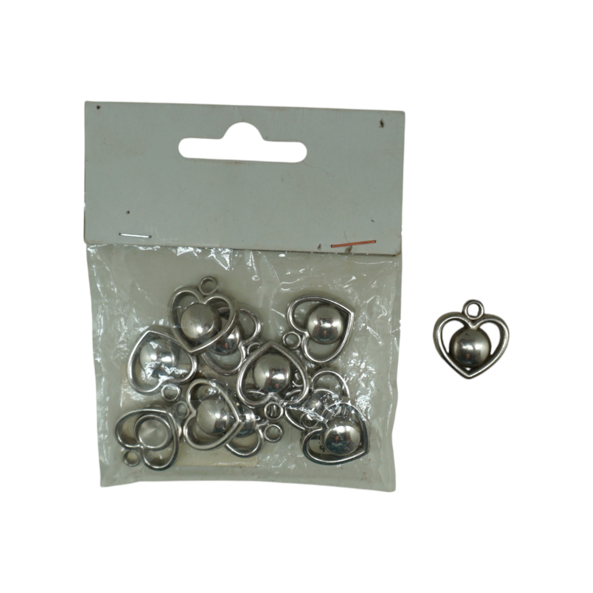 Darstellung von RP Doppelherzen mini silber 9-tlg.