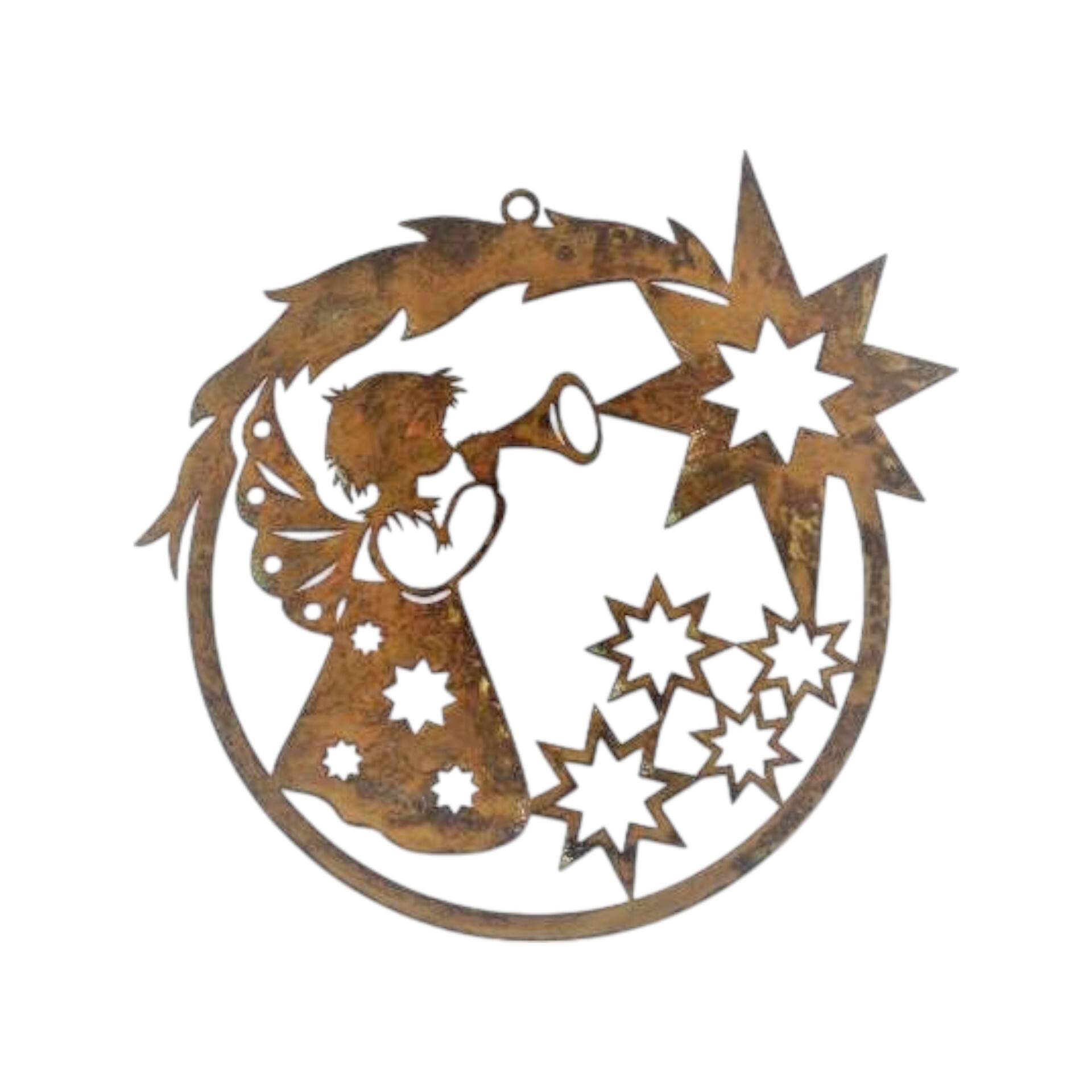 Darstellung von Baumschmuck Engel mit Sterne
