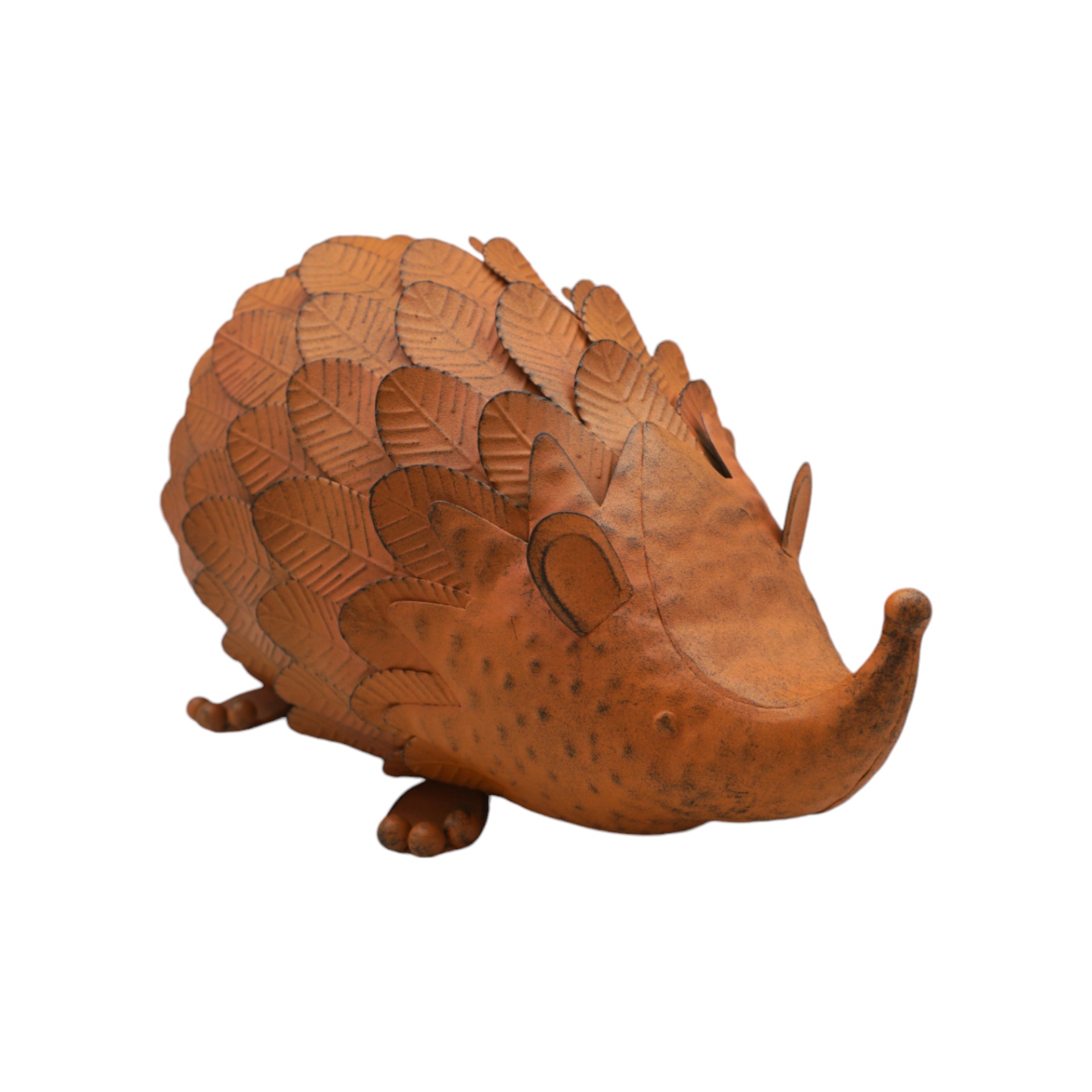 Darstellung von Igel Blattgewand rost