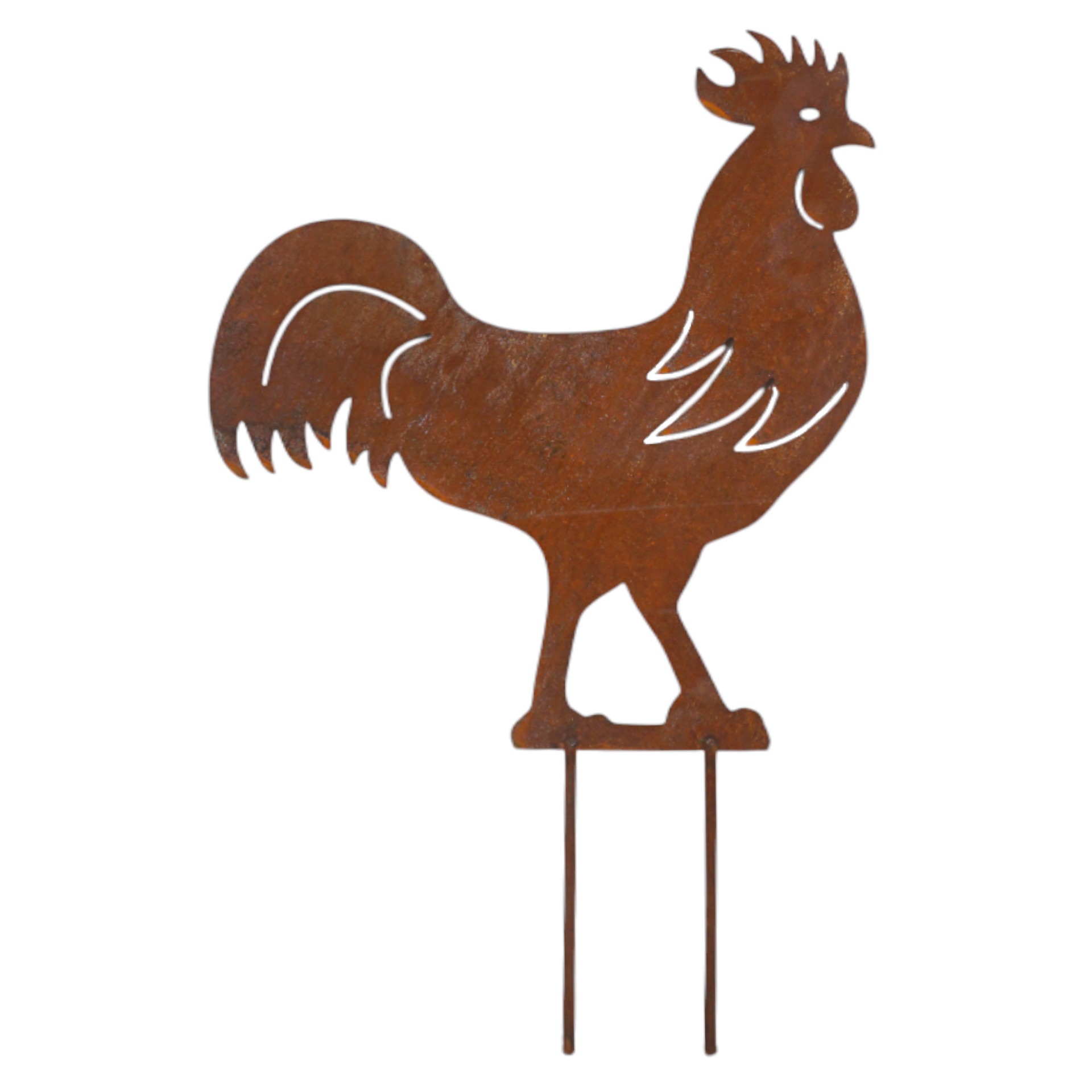 Darstellung von Hahn gross zum Stecken, 2 Stäbe