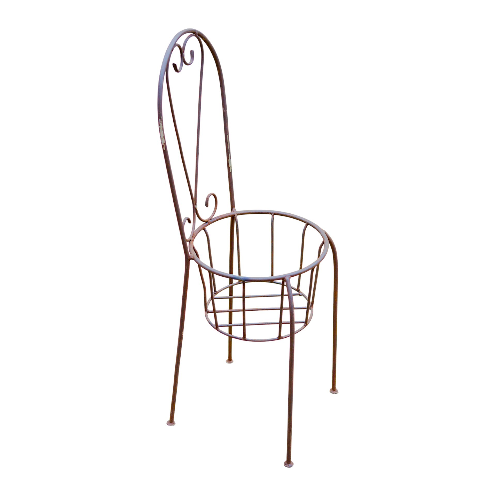 Darstellung von Stuhl z. bepflanzen rusty