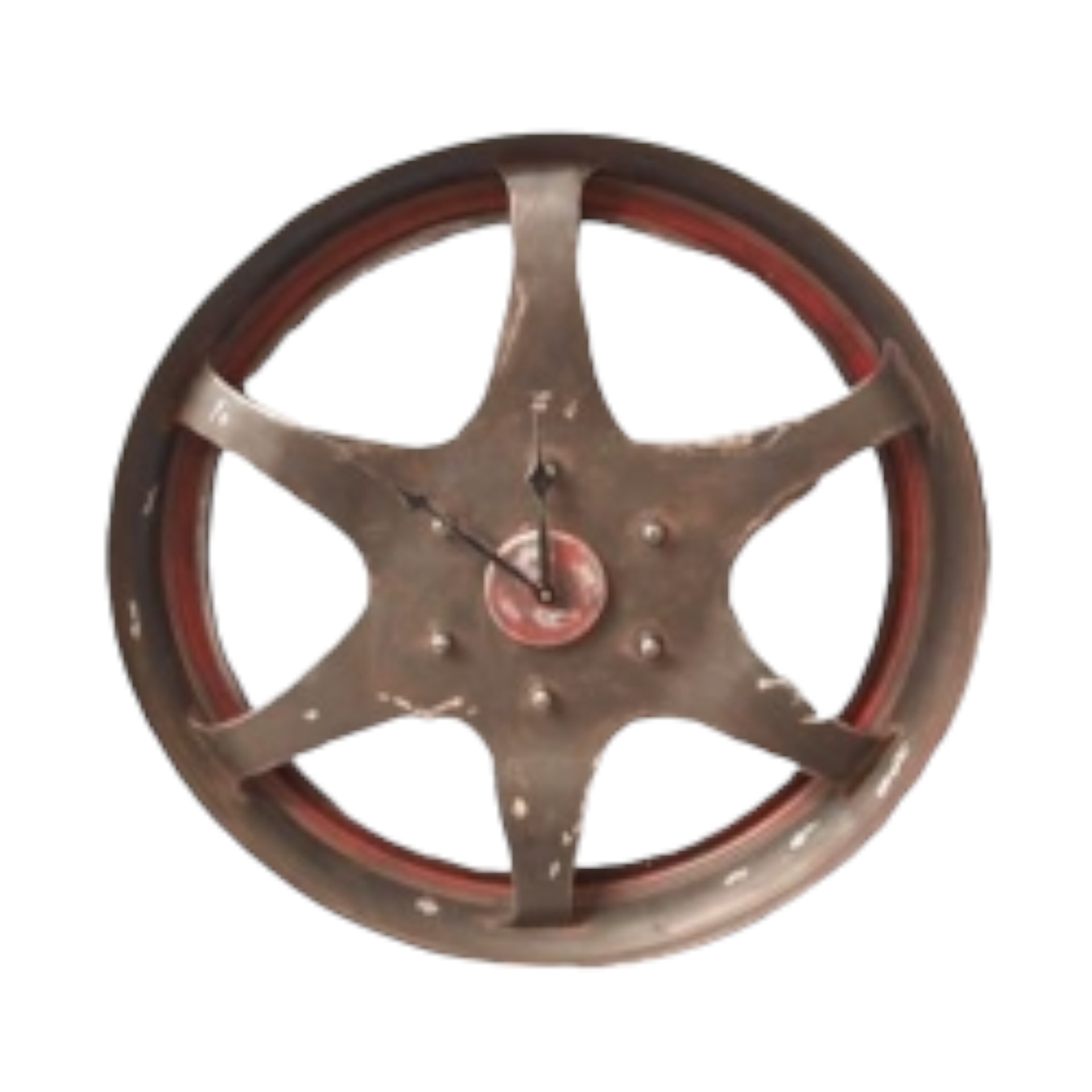 Darstellung von RP Wanduhr rund Alufelge Batteriebetrieb