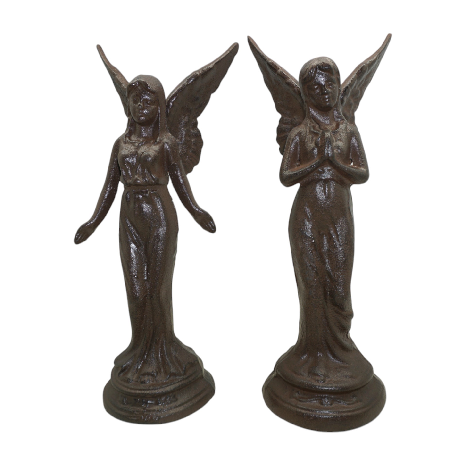 Darstellung von Elfen sortiert m. langen Flügeln a. Sockel