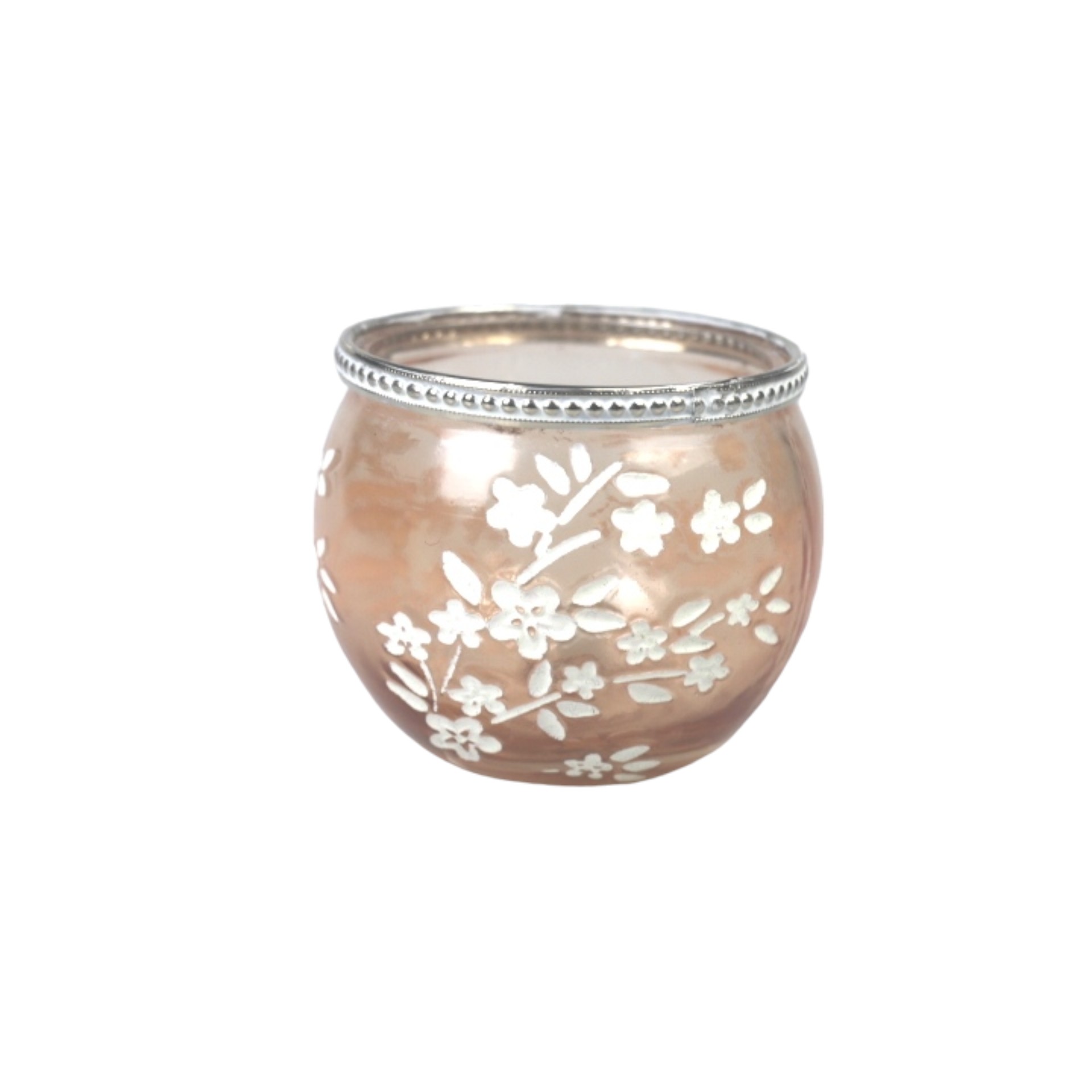 Darstellung von Teelichthalter gelb/ rot/ grün mit Motiv 3-fach sortiert