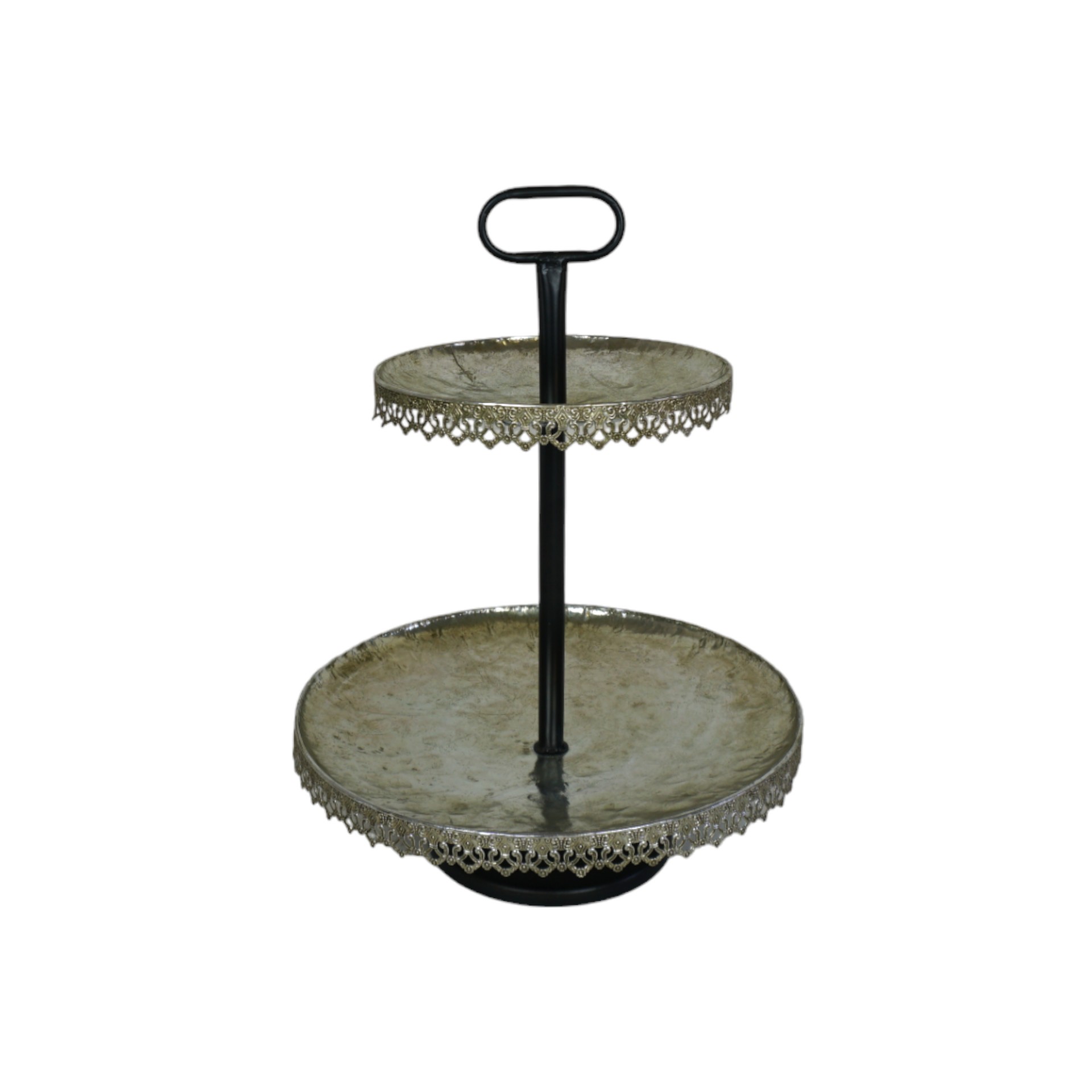 Darstellung von Etagere 2 stöckig bronze