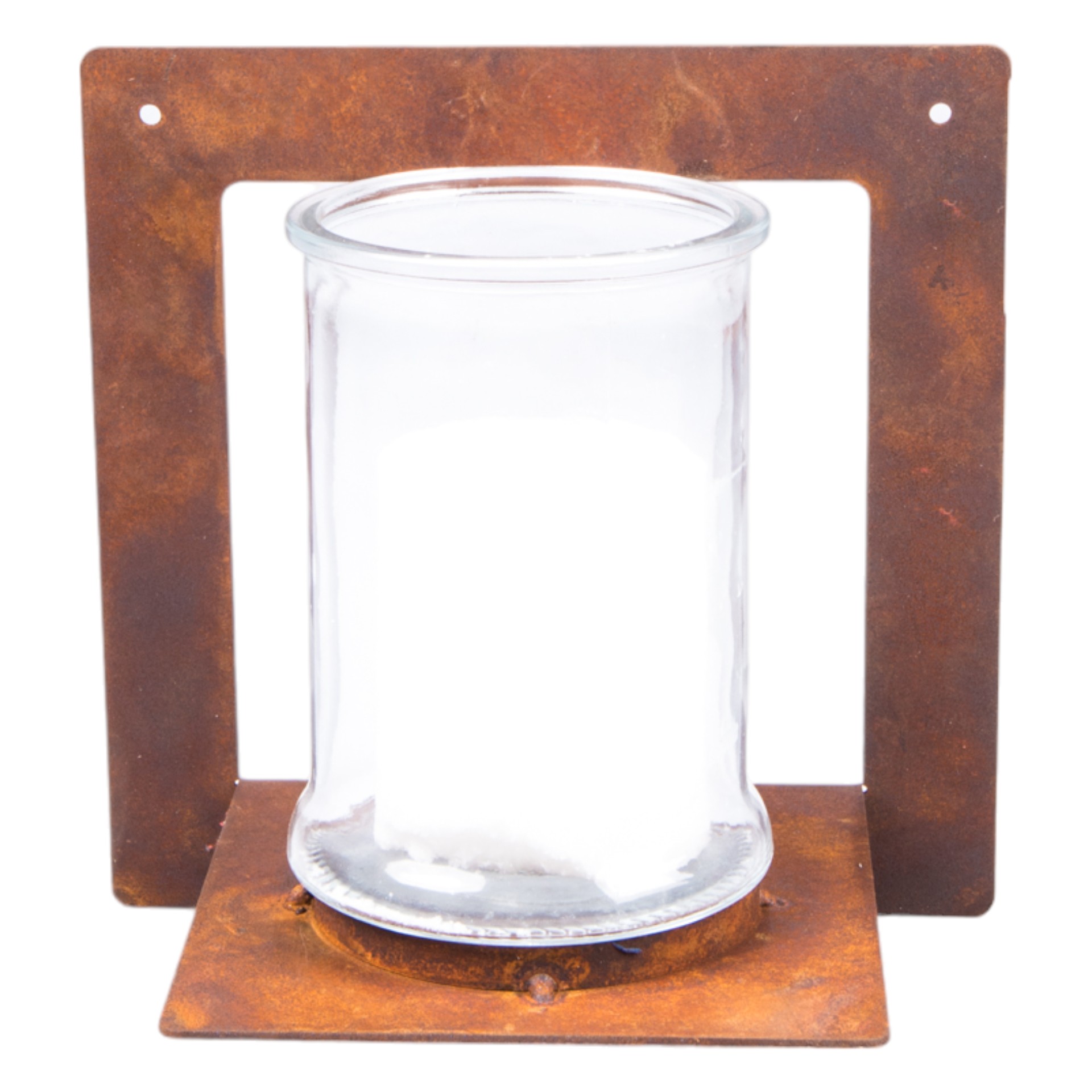 Darstellung von RP Kerzenhalter 37348 eckig für Wand inkl. Glas