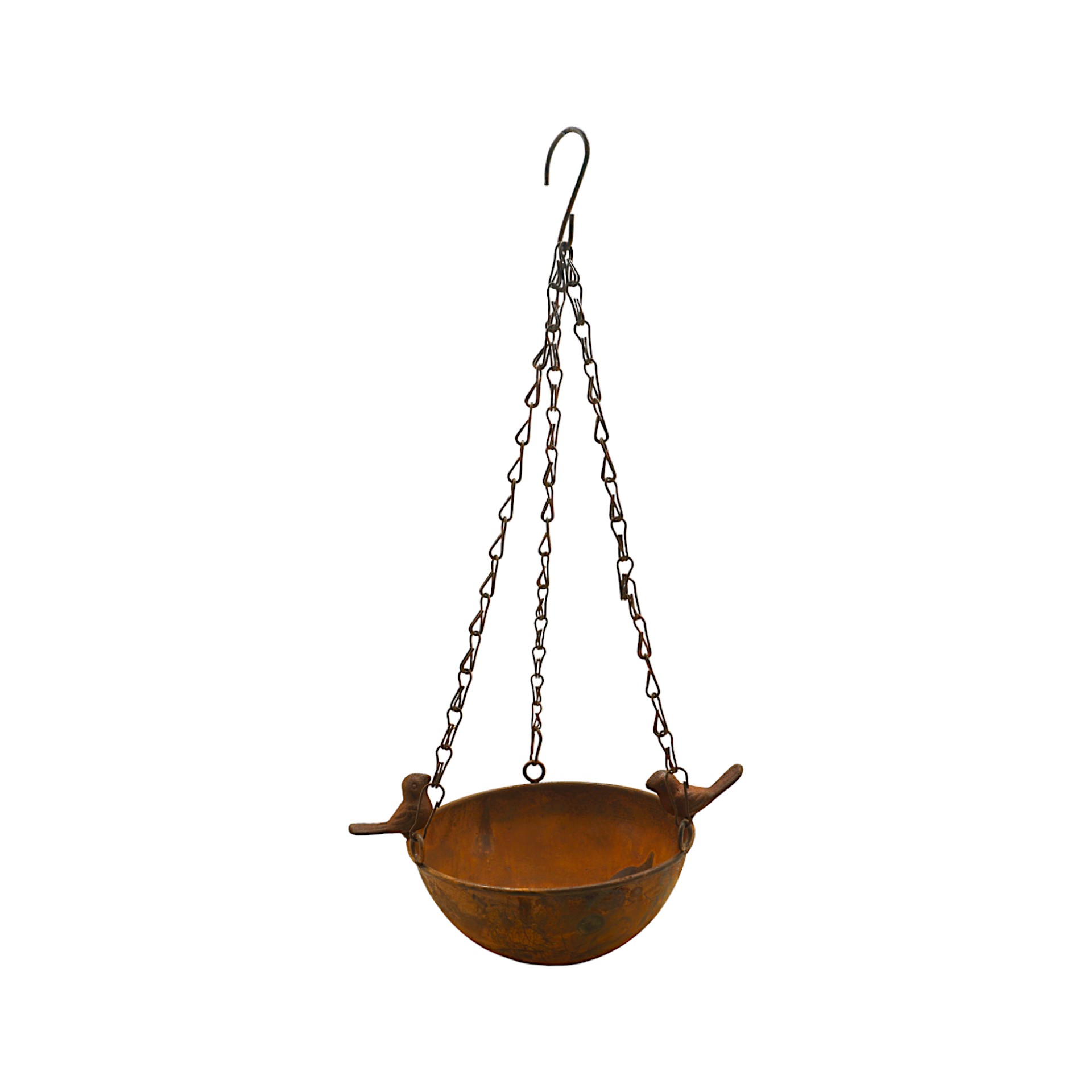 Darstellung von Rusty Dekoschale z. Hängen m. Vögel klein