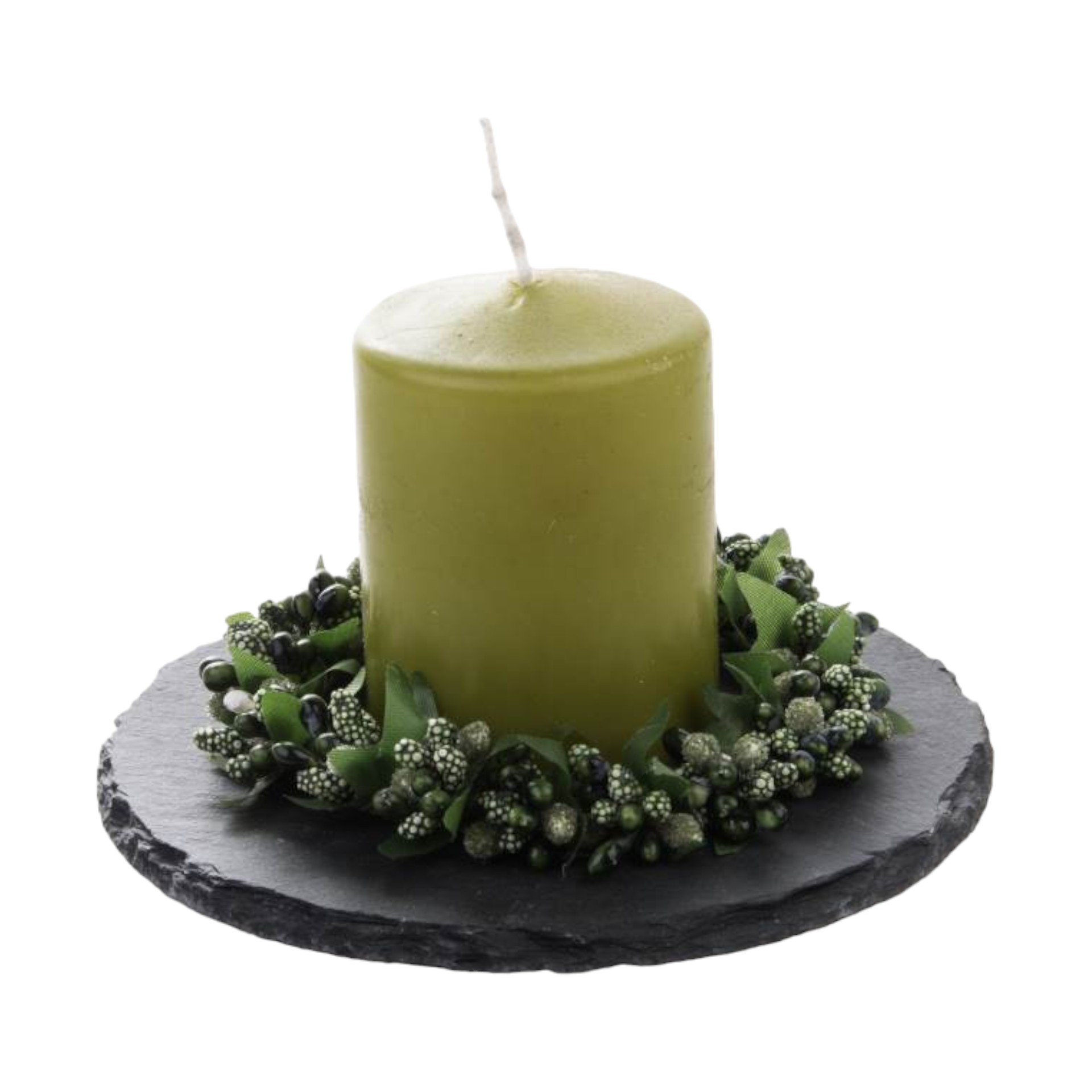 Darstellung von Schiefertafeln mittel rund, 2-tlg.