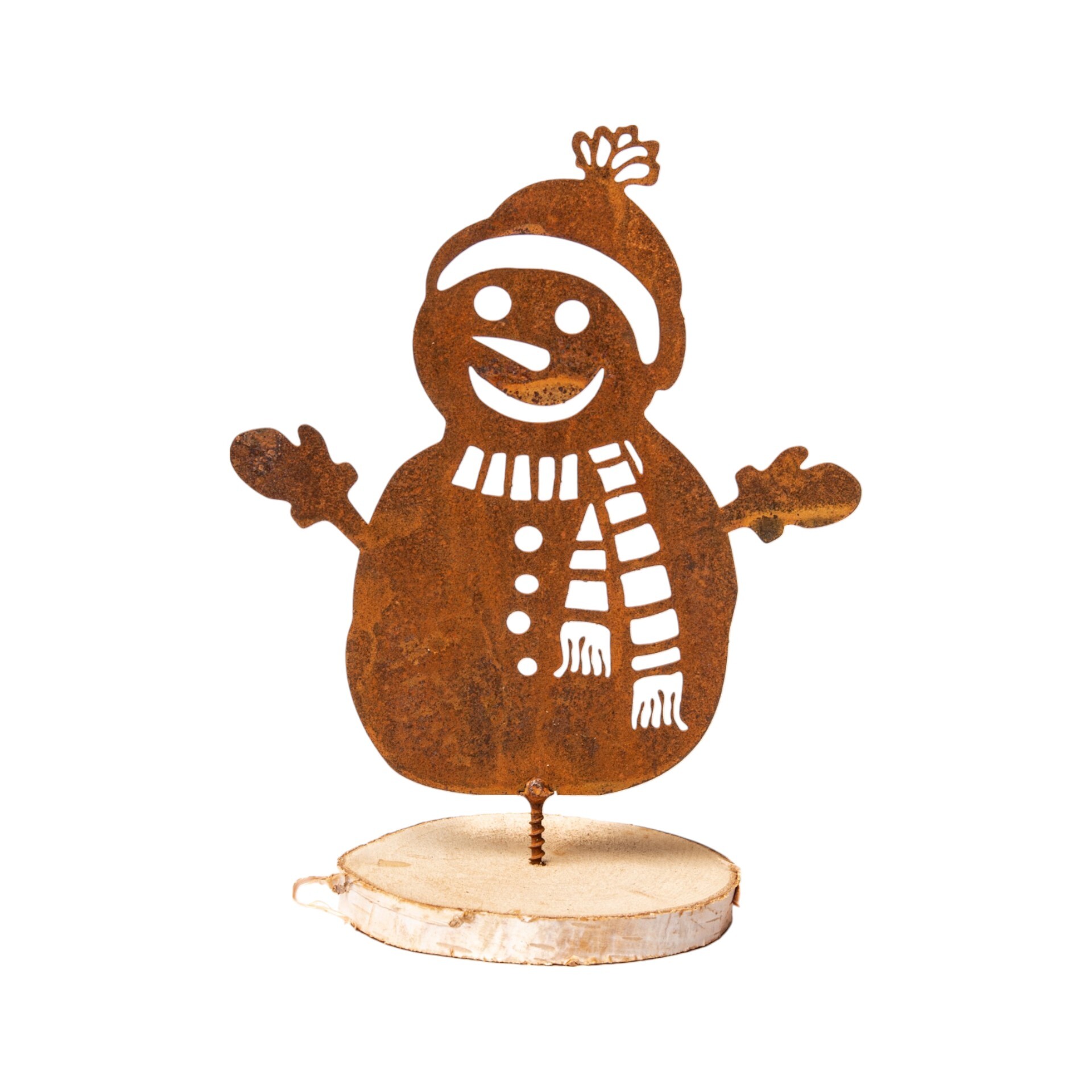 Darstellung von Schneemann mit Dorn, 14x15/ 17,5 cm