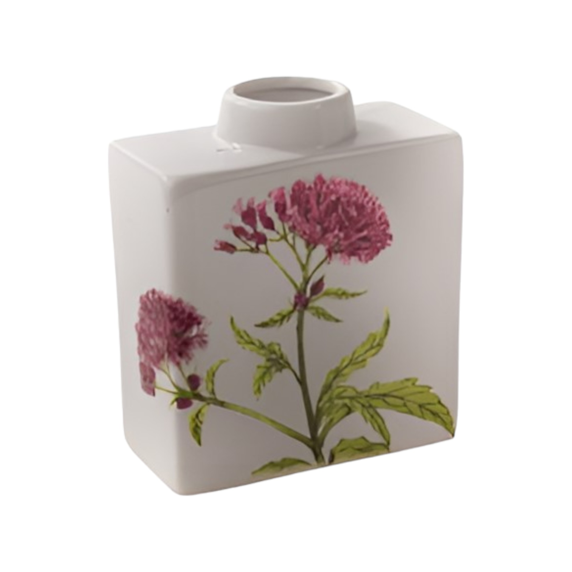 Darstellung von RP Keramikvase mit Blumendekor, 10,5x5x12,3 cm