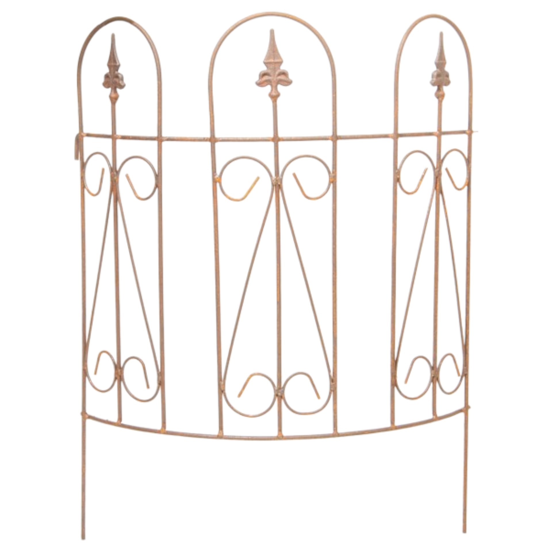 Darstellung von Zaunstecker gebogen hoch