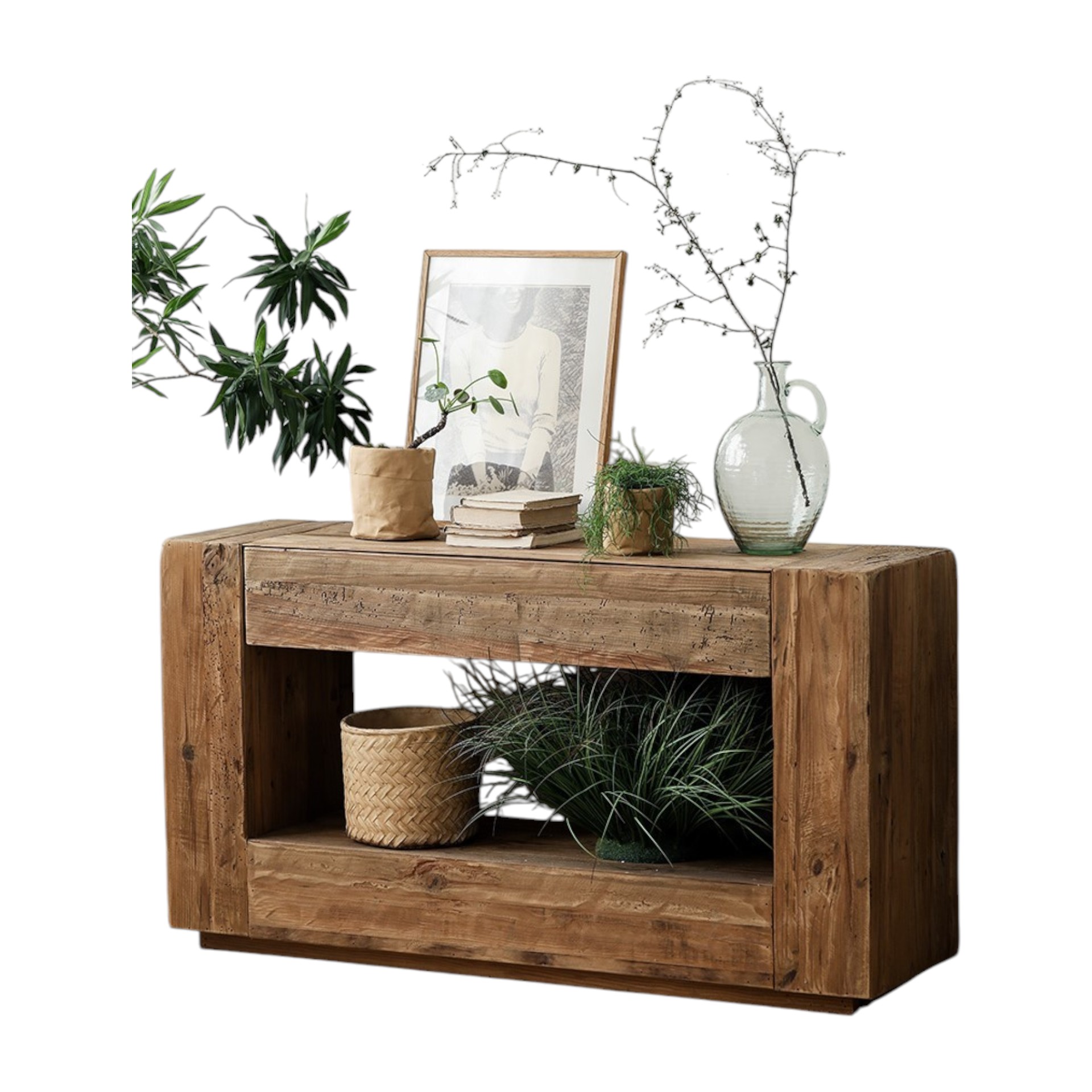 Darstellung von HOT Sideboardtable offen recycling Pinie