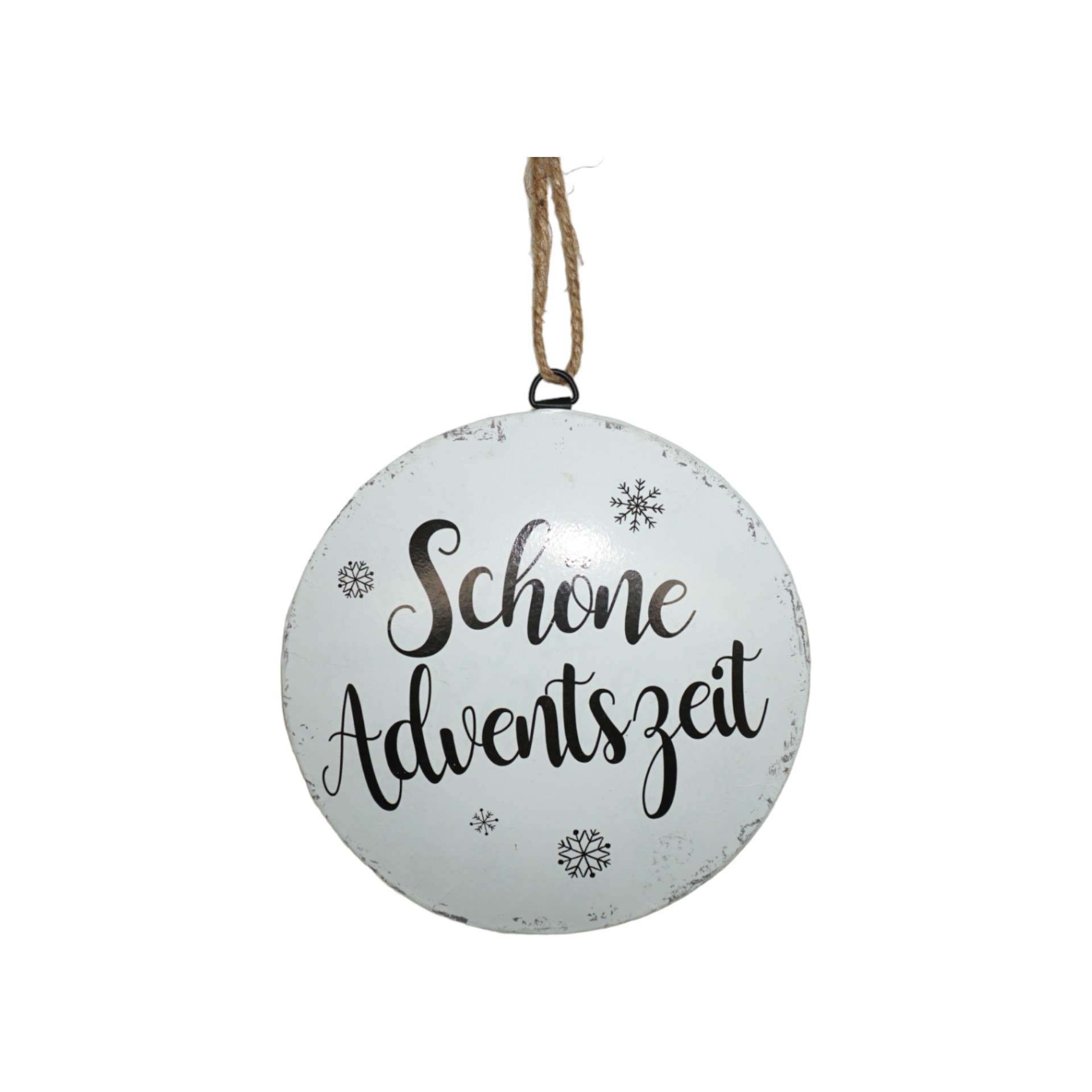 Darstellung von RP Metallschild Schöne Adventszeit z. Hängen