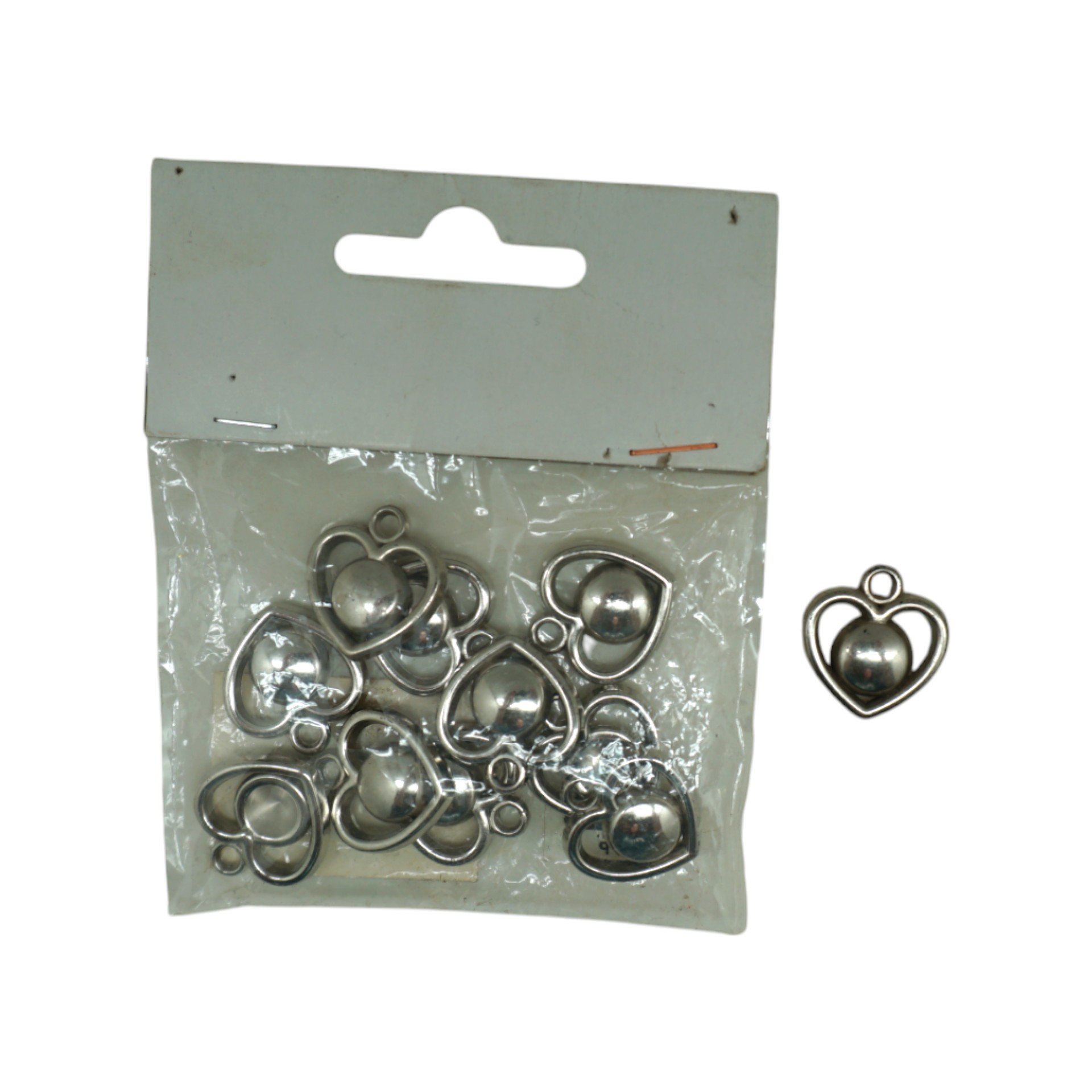 Darstellung von RP Doppelherzen mini silber 9-tlg.