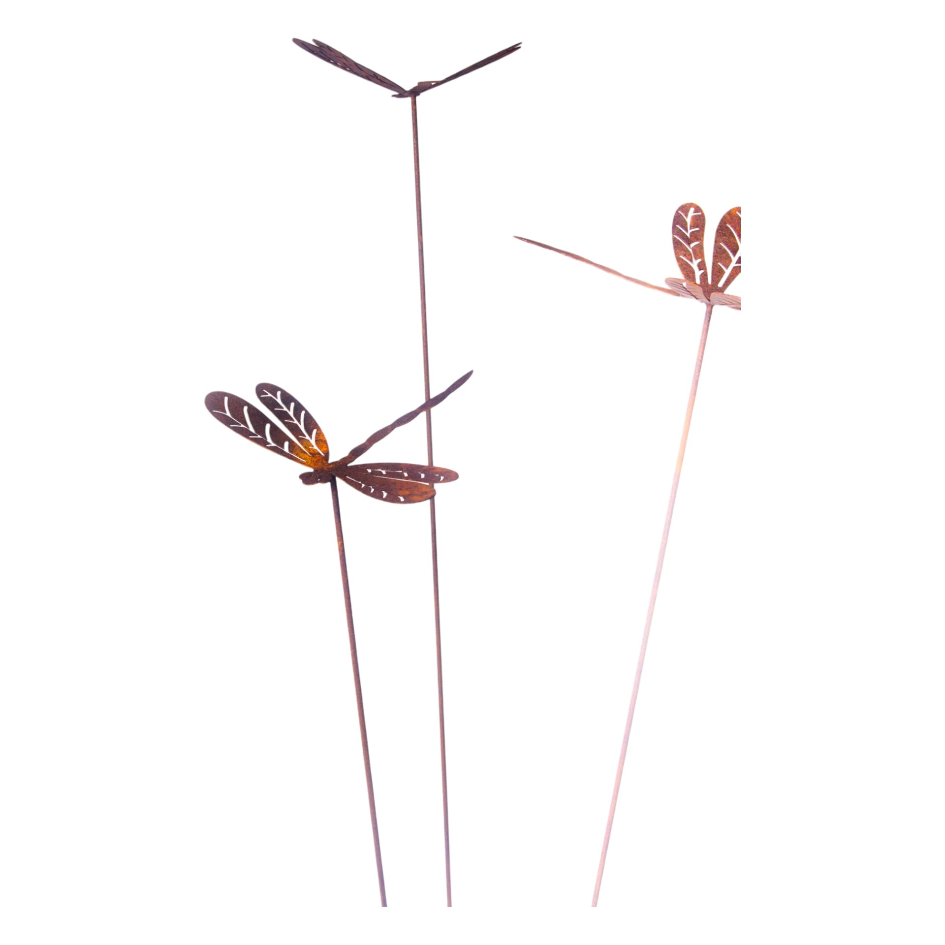 Darstellung von schwebende Libellen auf Stab